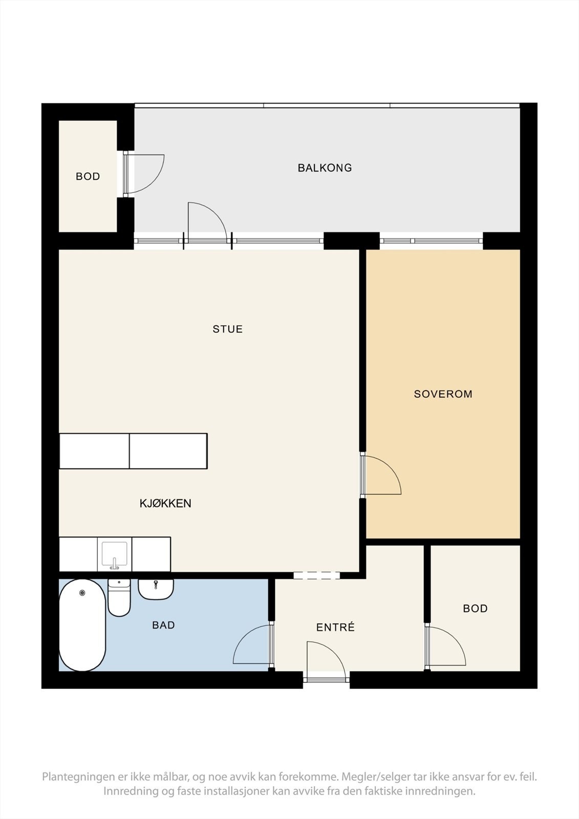 Plantegning Galleribilde