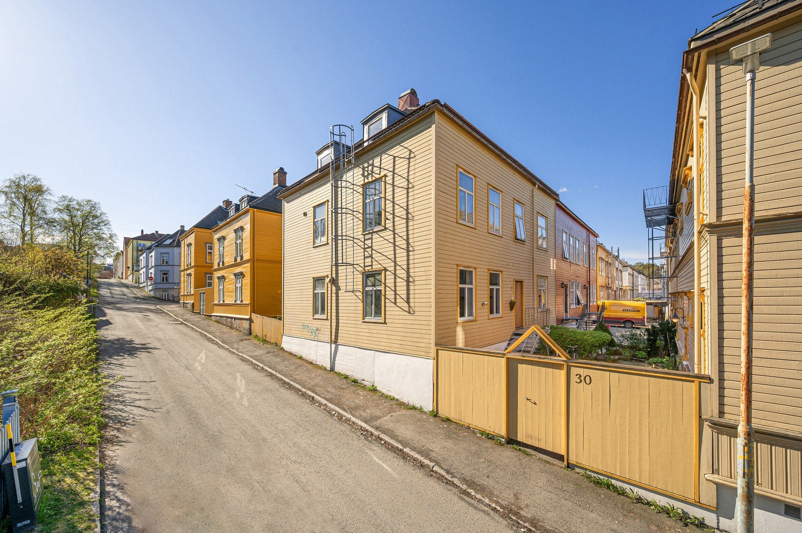 Leiligheten har en ypperlig beliggenhet på populære Møllenberg. Galleribilde