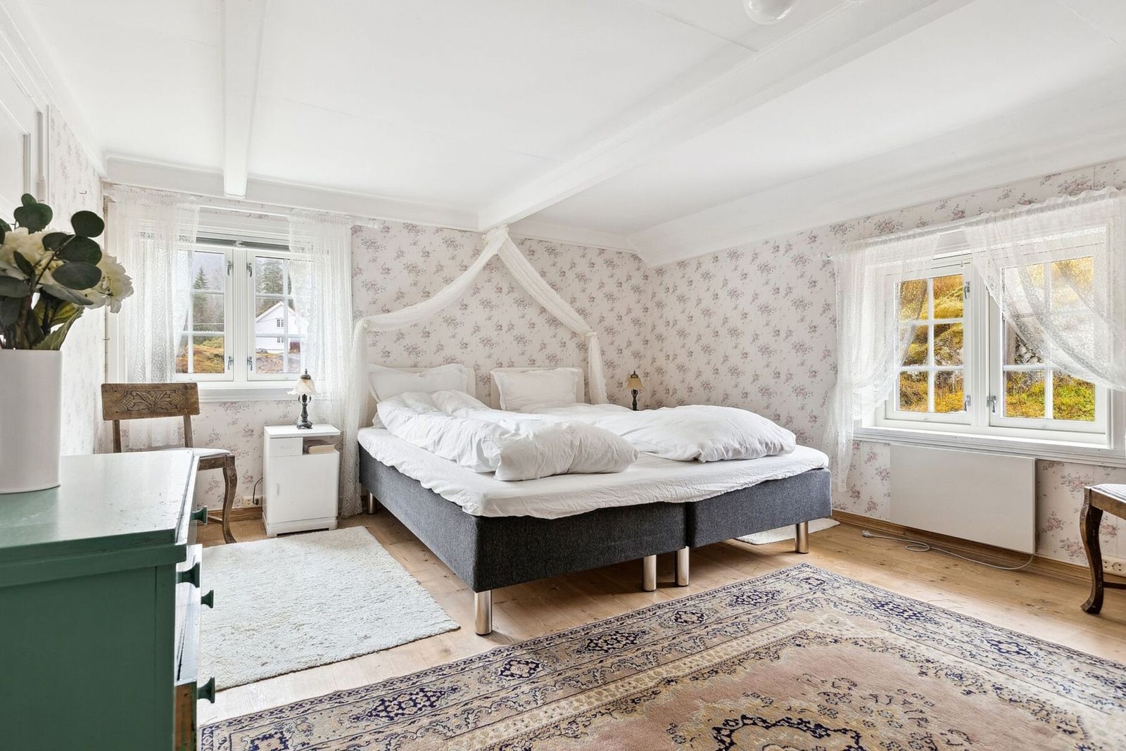 Hovedsoverommet måler gode 17,5 kvadratmeter. Galleribilde