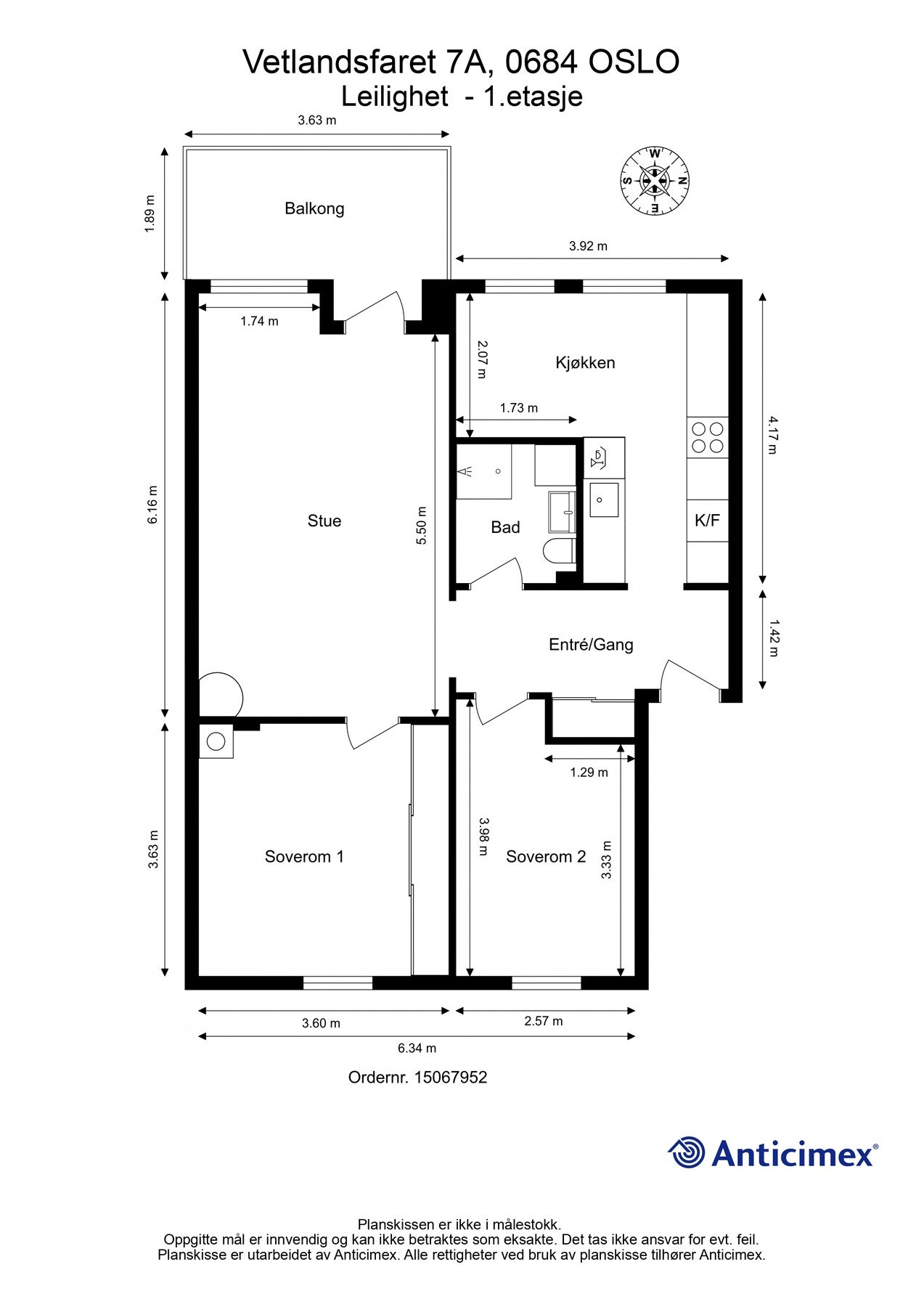 Plantegning. Galleribilde