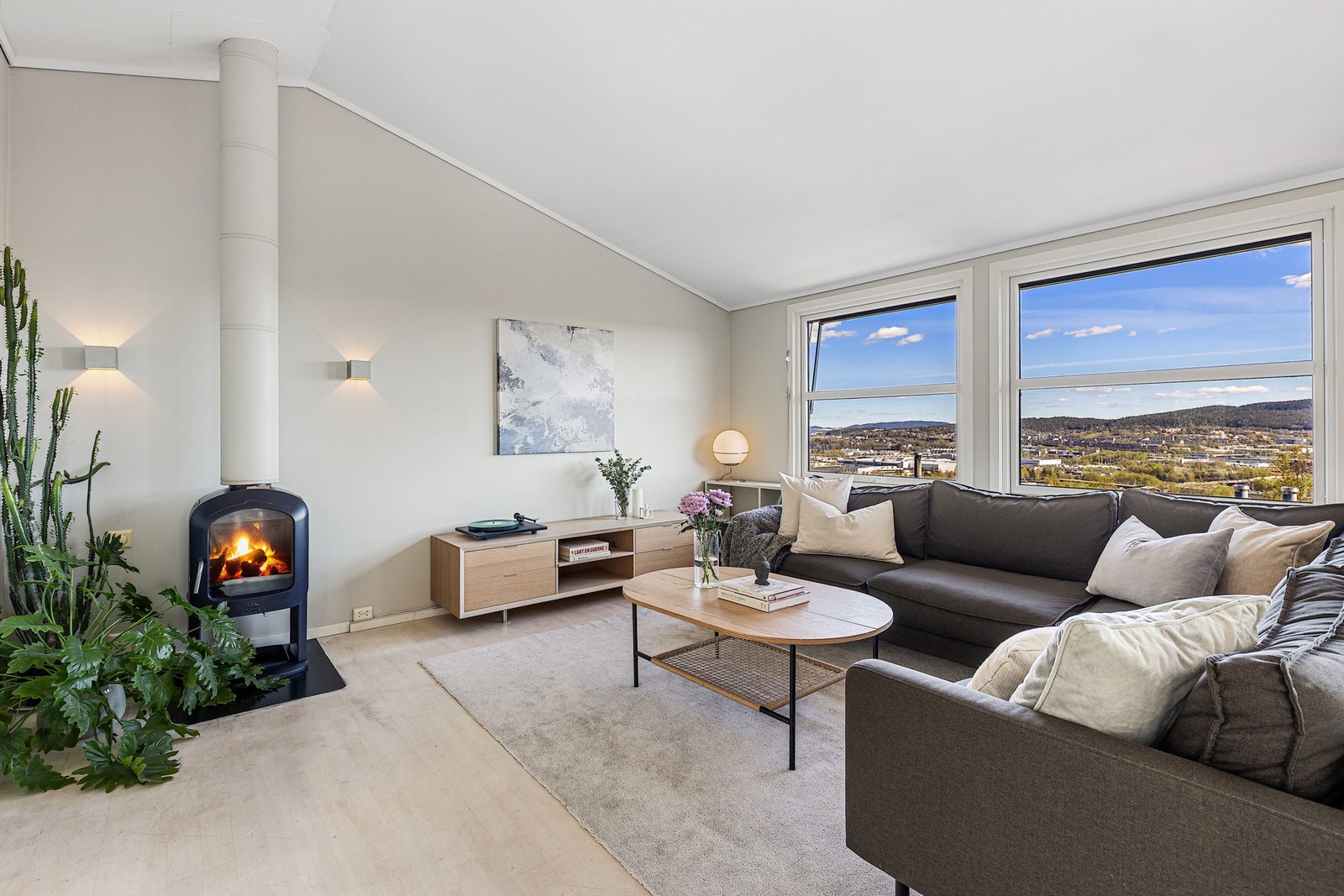 Peisovn i tilknytning til salongen. Galleribilde