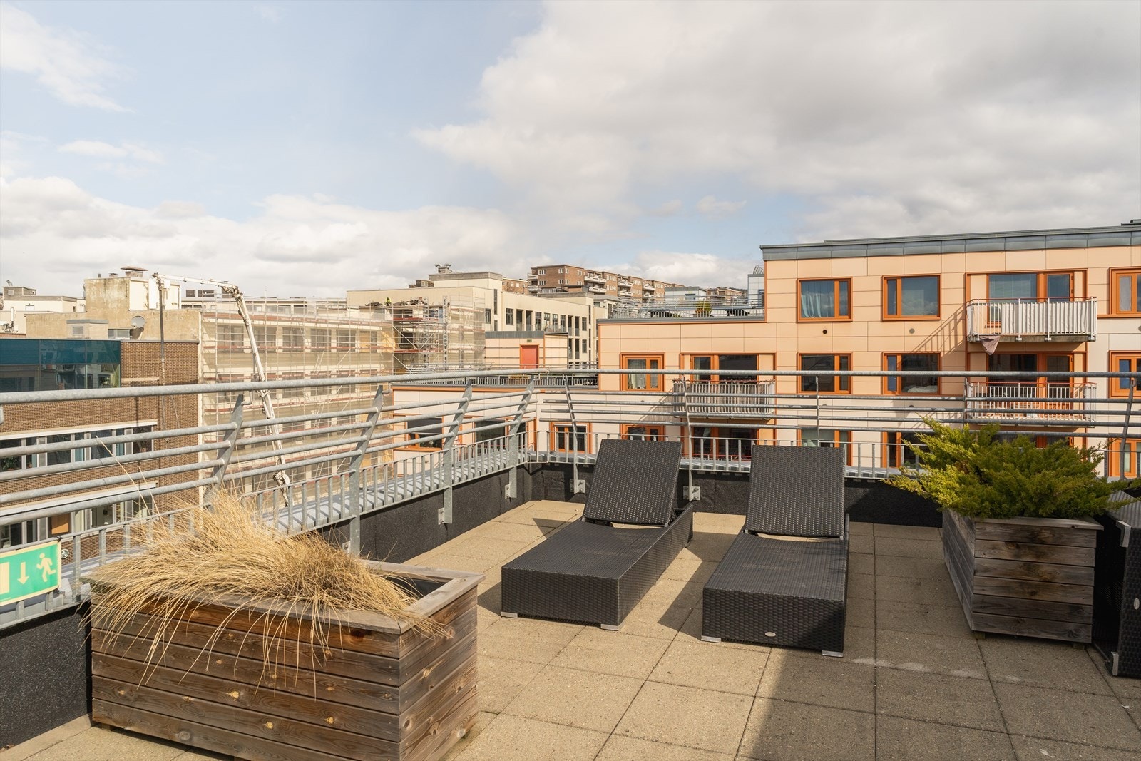 Felles takterrasse som kan benyttes av beboerne Galleribilde