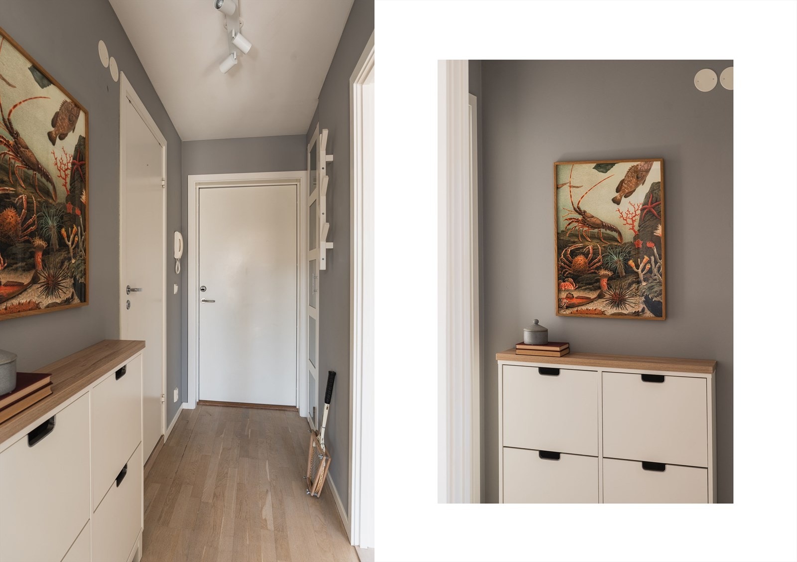 Romslig entré i hoveddel Galleribilde