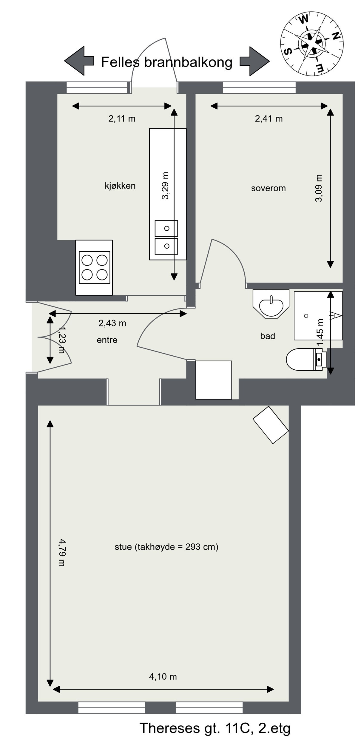 2. Etasje Galleribilde