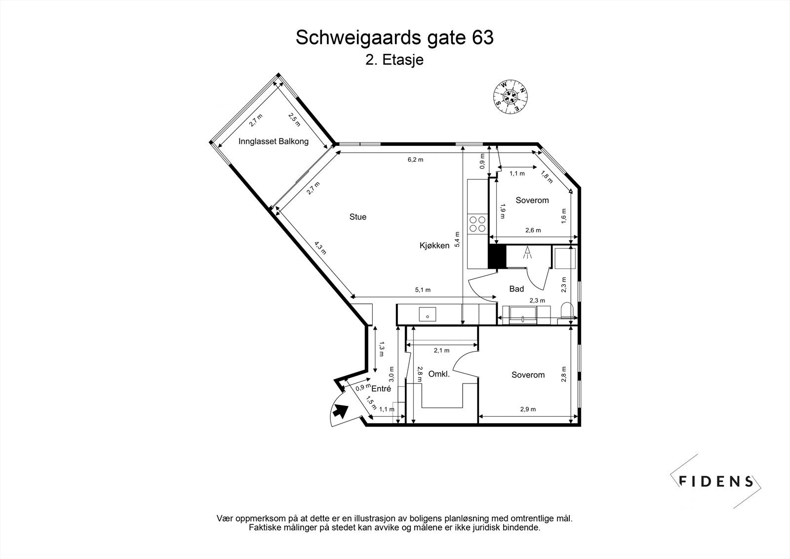 Plantegning Galleribilde