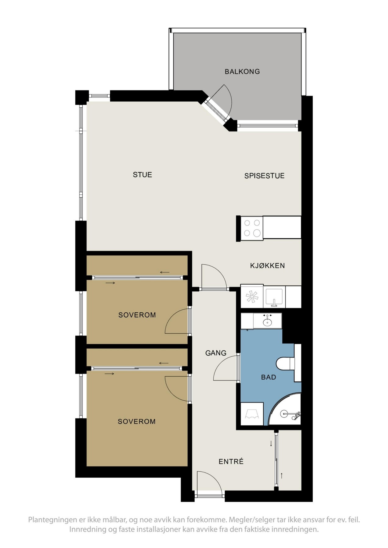 Plantegning Galleribilde