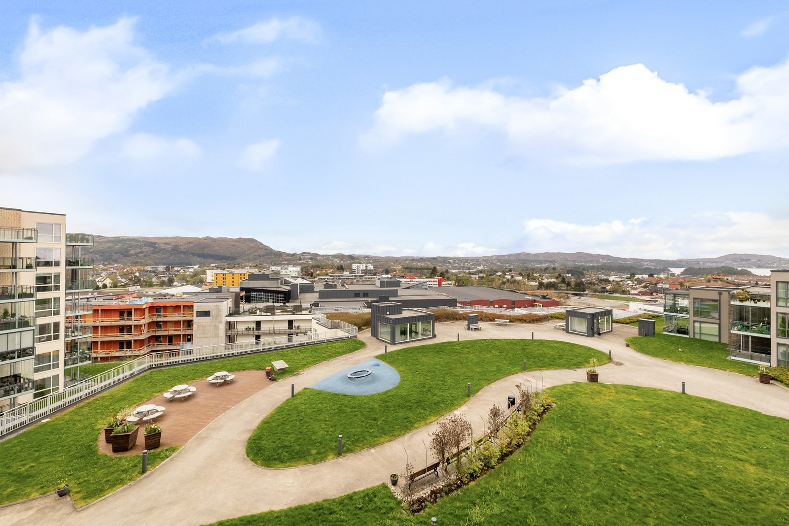 Flott utsikt over nærområdet. Galleribilde