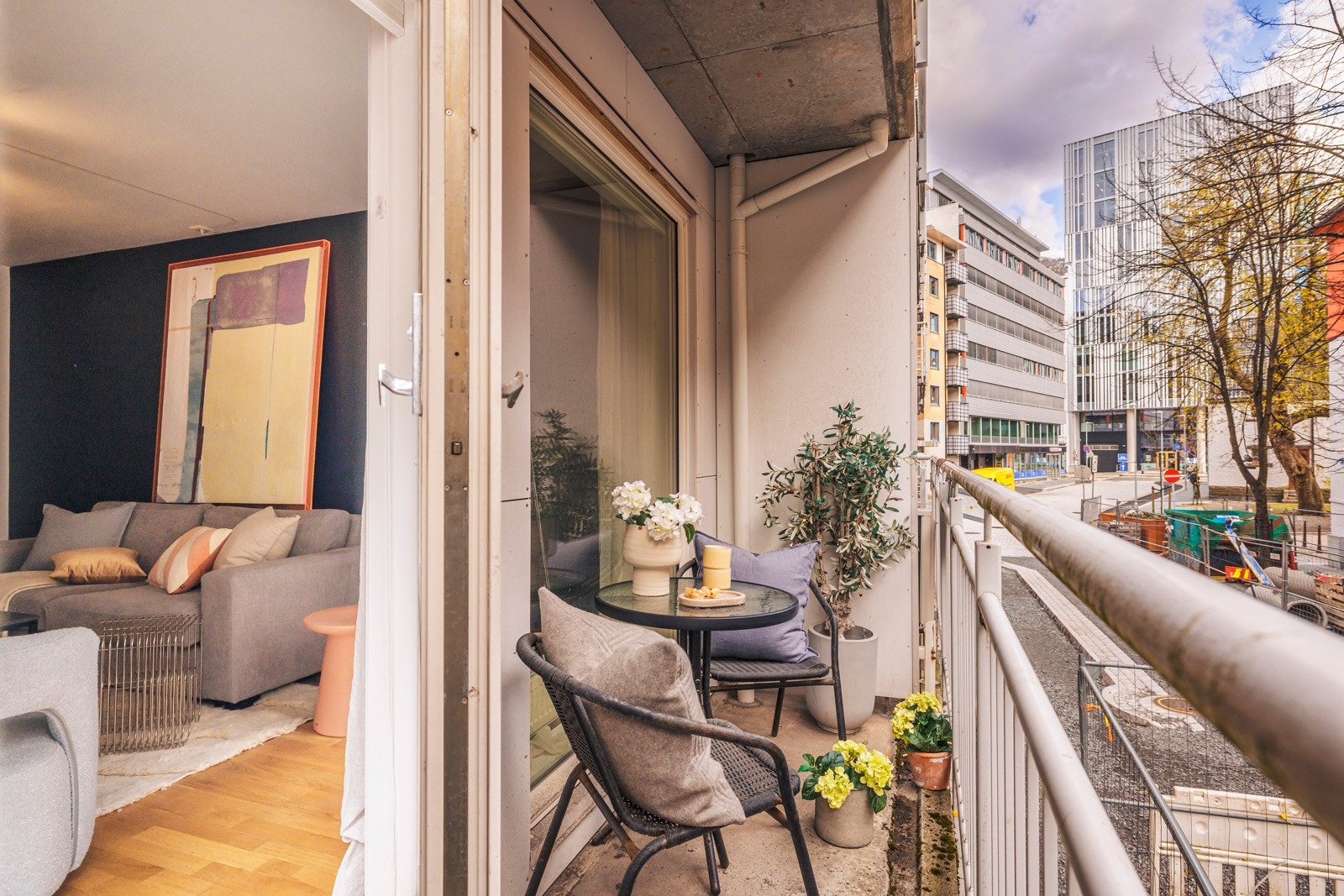 Balkong på 6 kvm Galleribilde