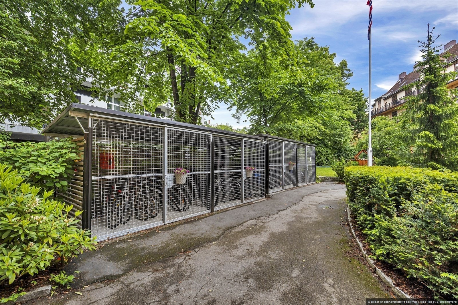 Smart sykkeloppbevaring. Galleribilde