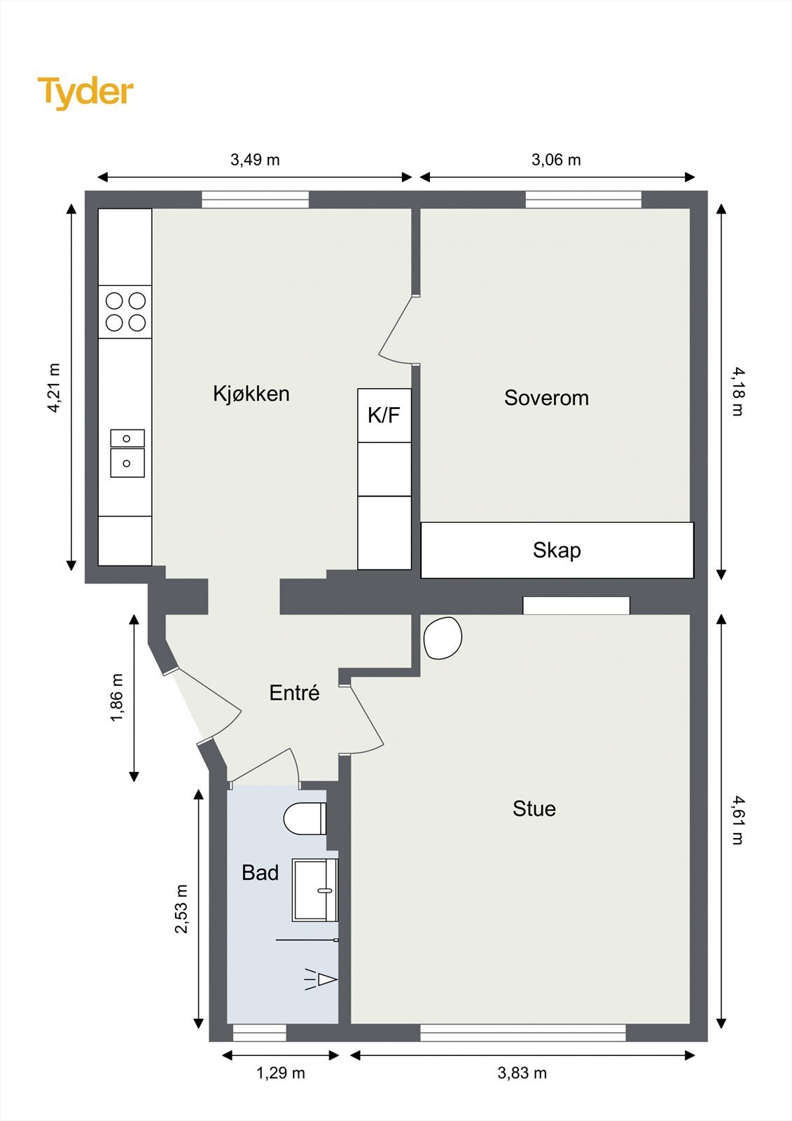 Plantegning. Galleribilde