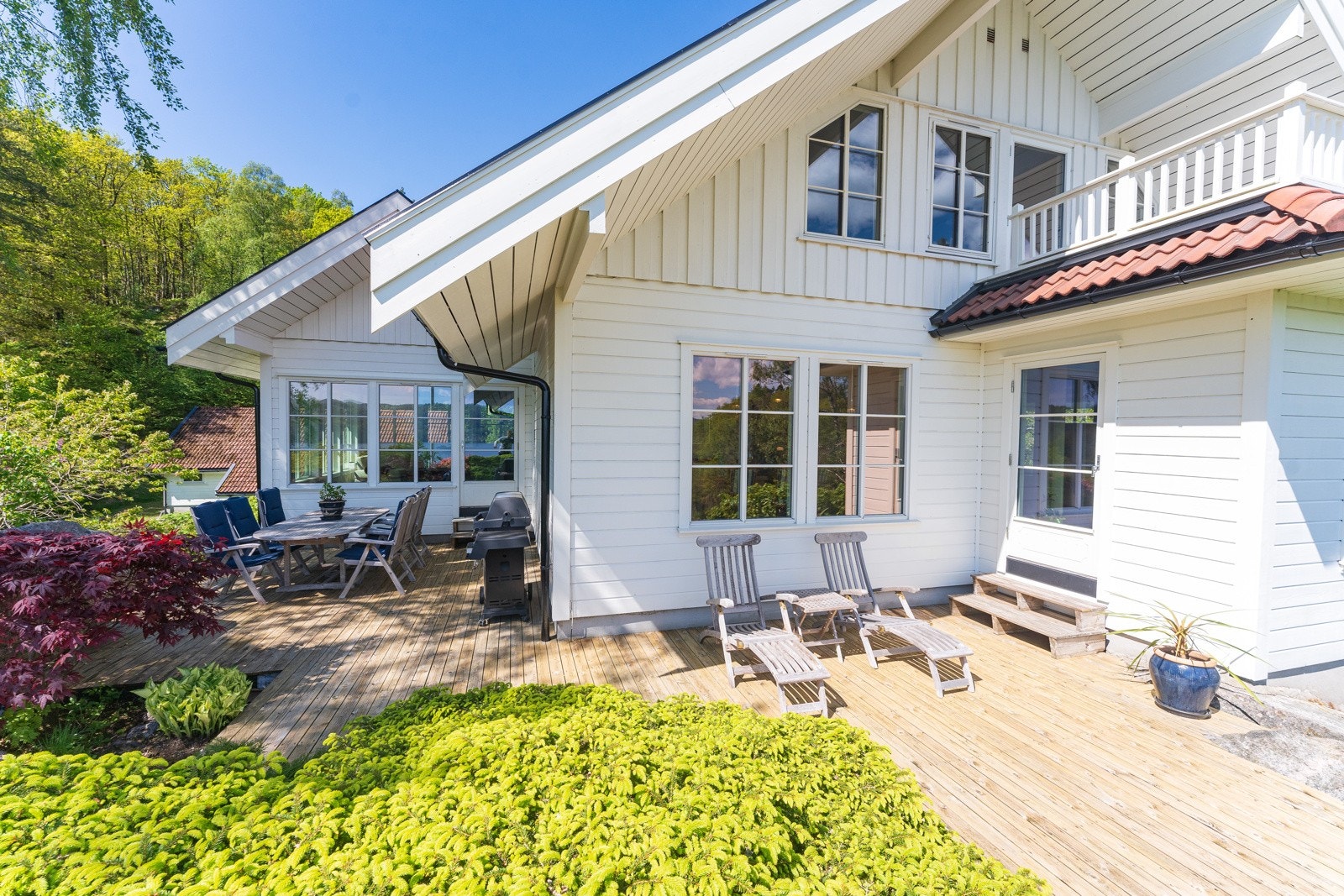 Terrassen foran Galleribilde