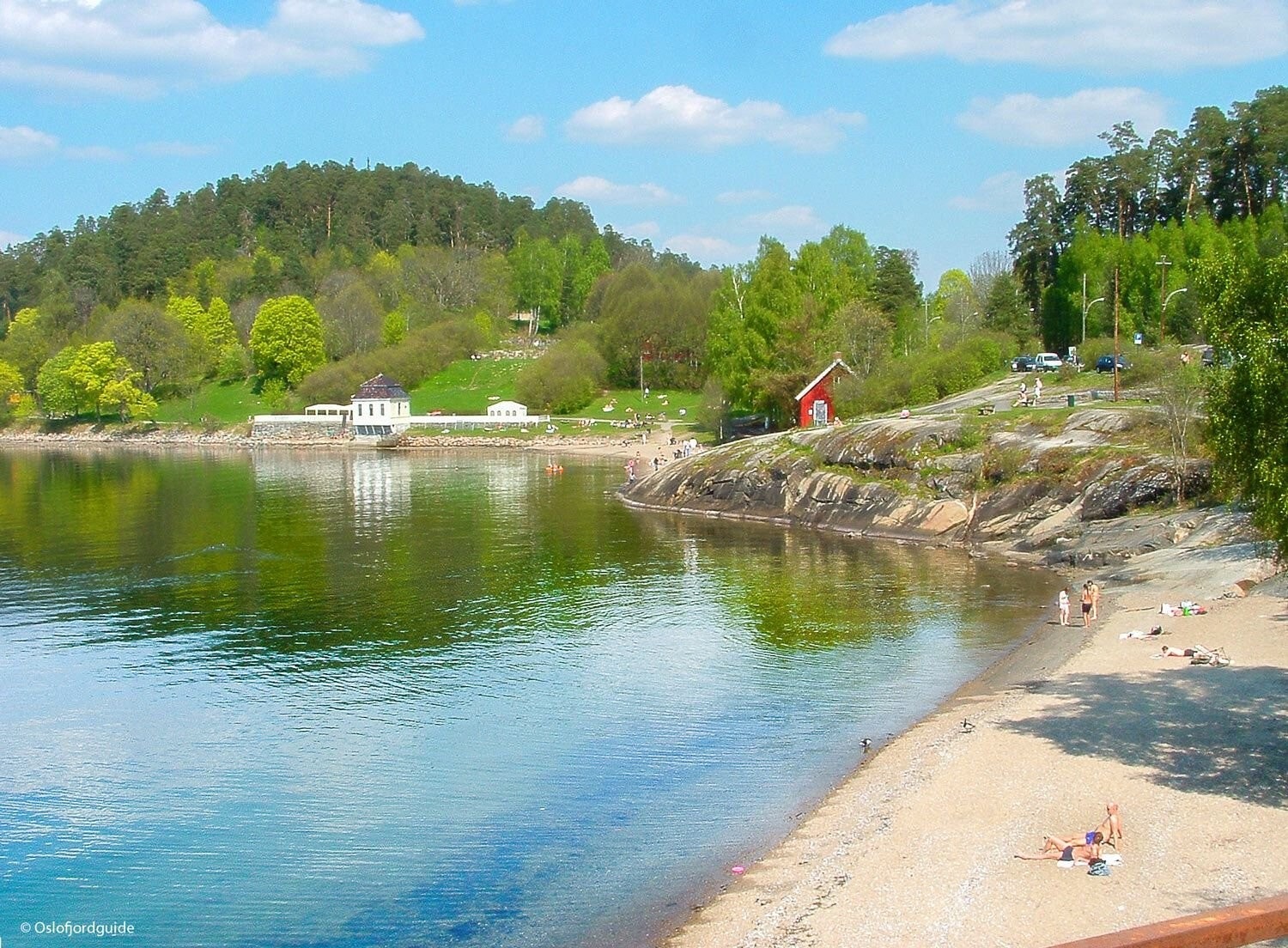 10 minutter med bil til flott Hvervenbukta Galleribilde