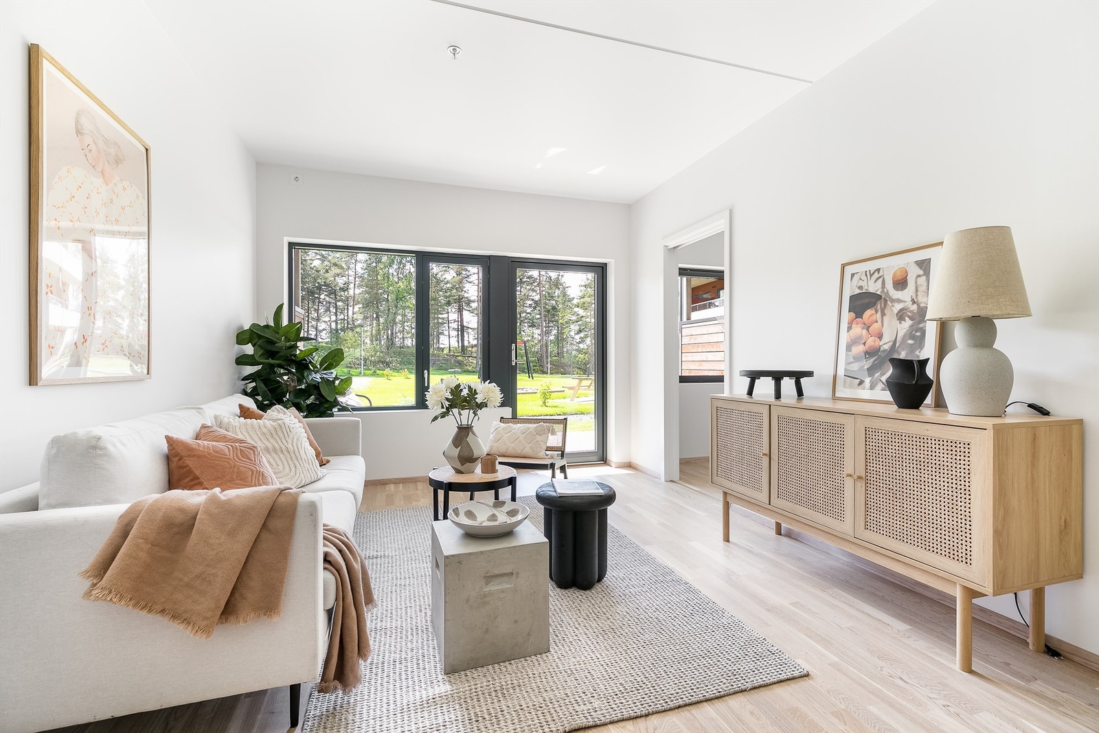 Leiligheten har ikke vært bebodd siden den ble ferdigstilt. Alt er fortsatt nytt. Galleribilde