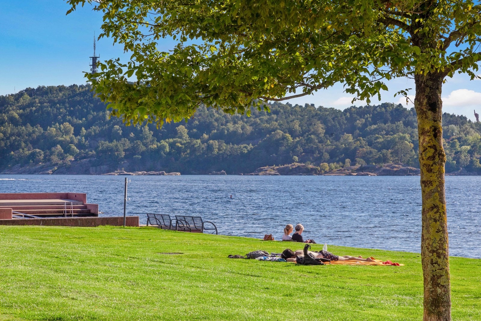Herlige rekreasjonsområder like utenfor døren - her fra Bystranda Galleribilde