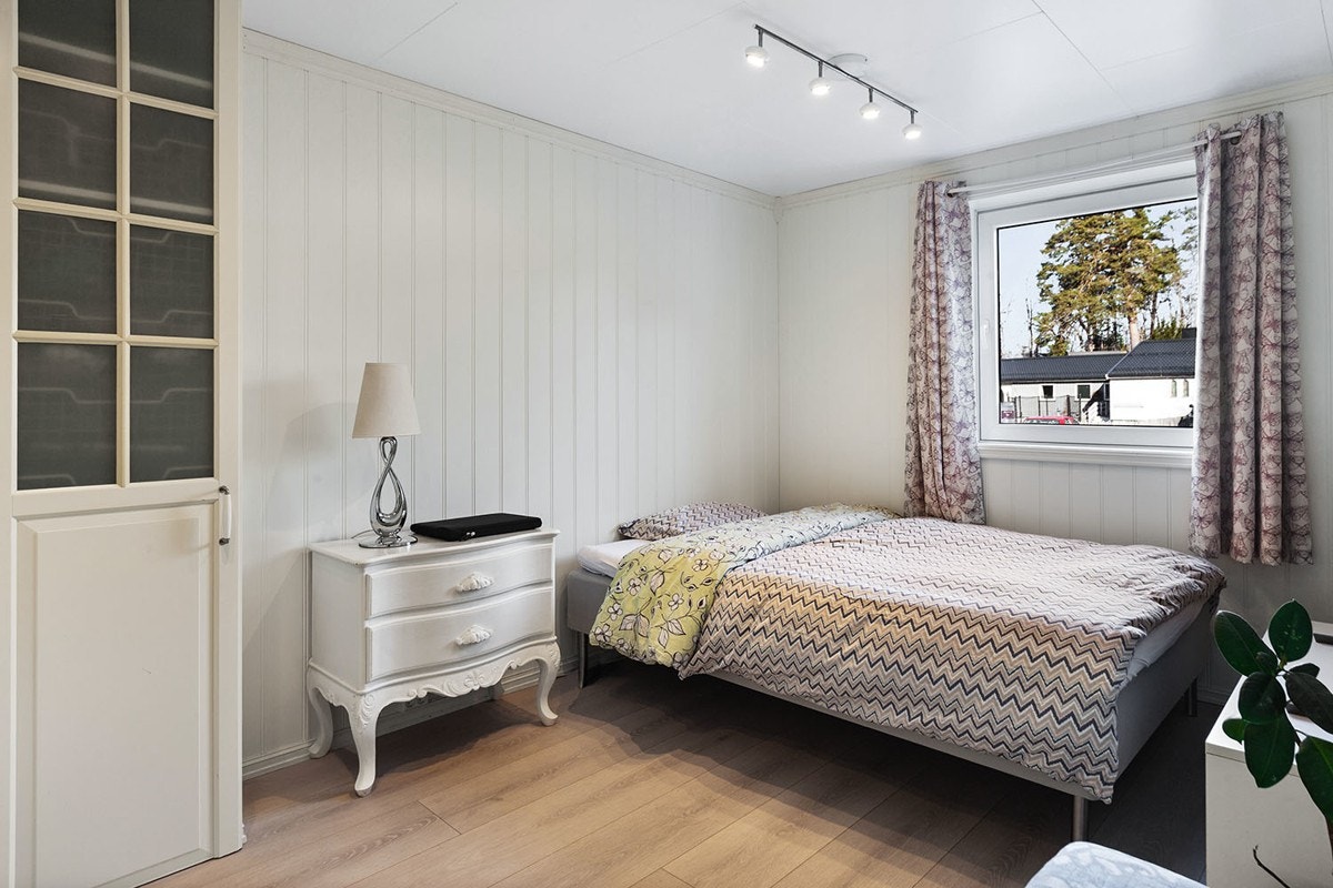 Rom som er innredet som soverom. Galleribilde