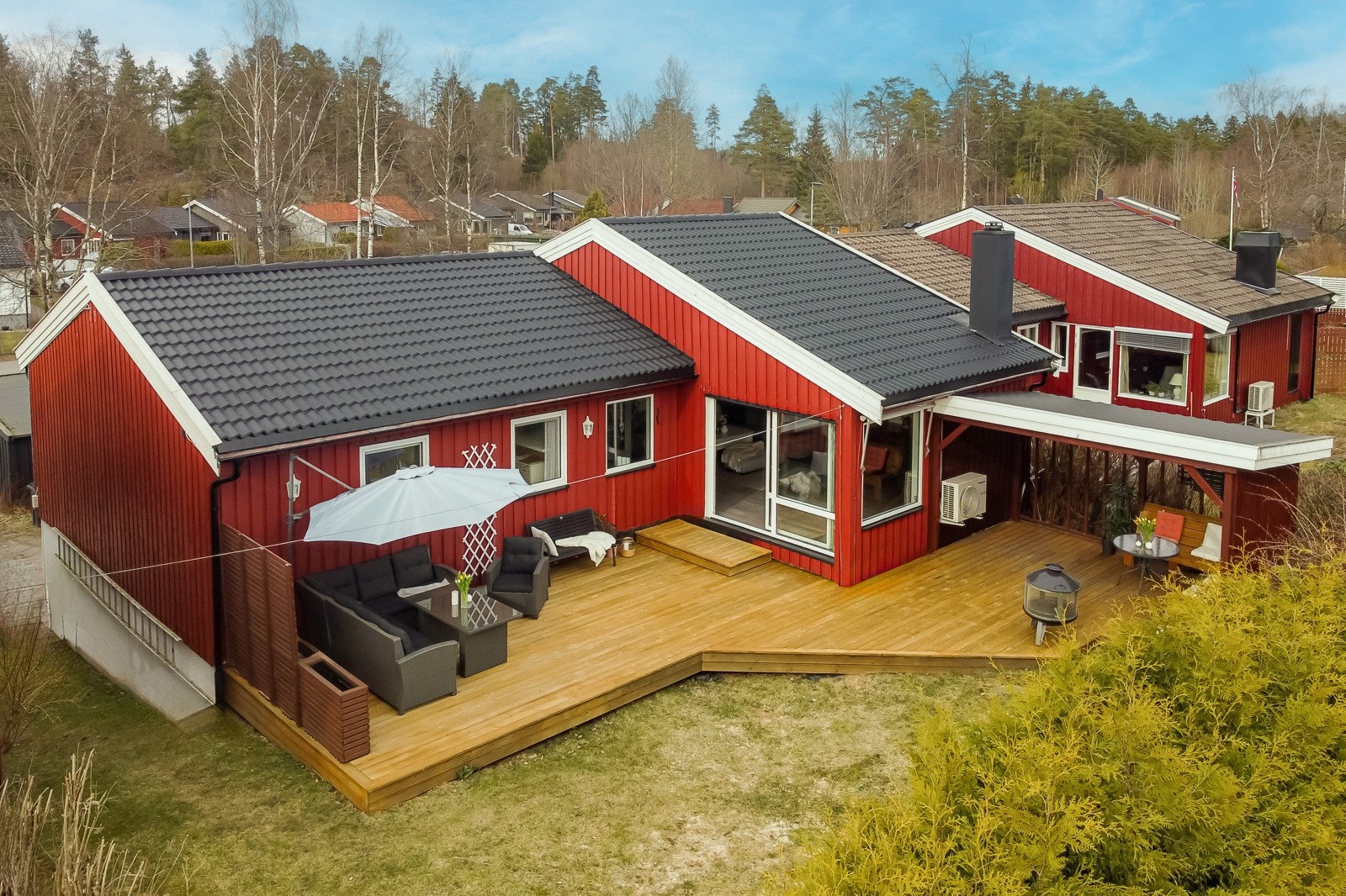 Yttertaket ble byttet i 2021. Galleribilde