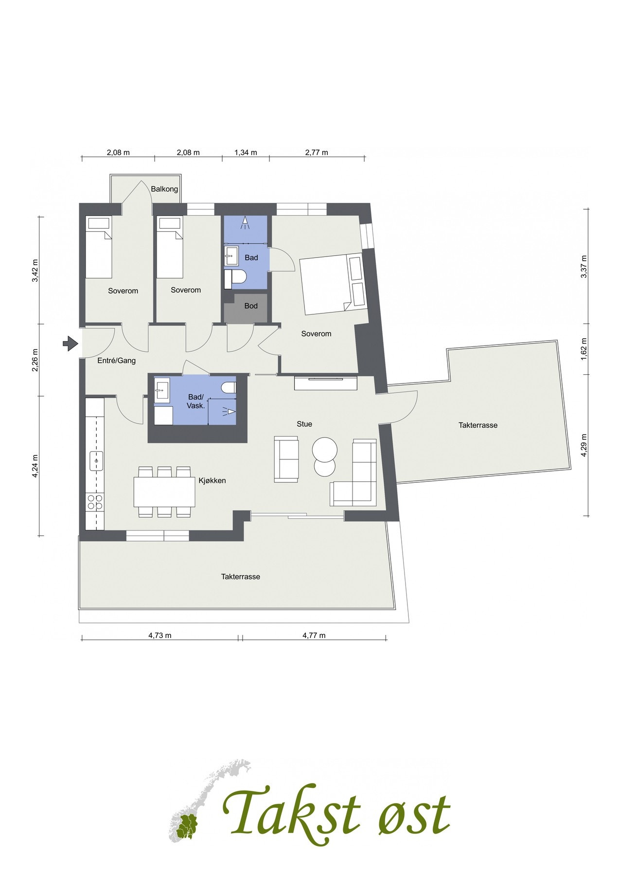 Plantegning. Galleribilde