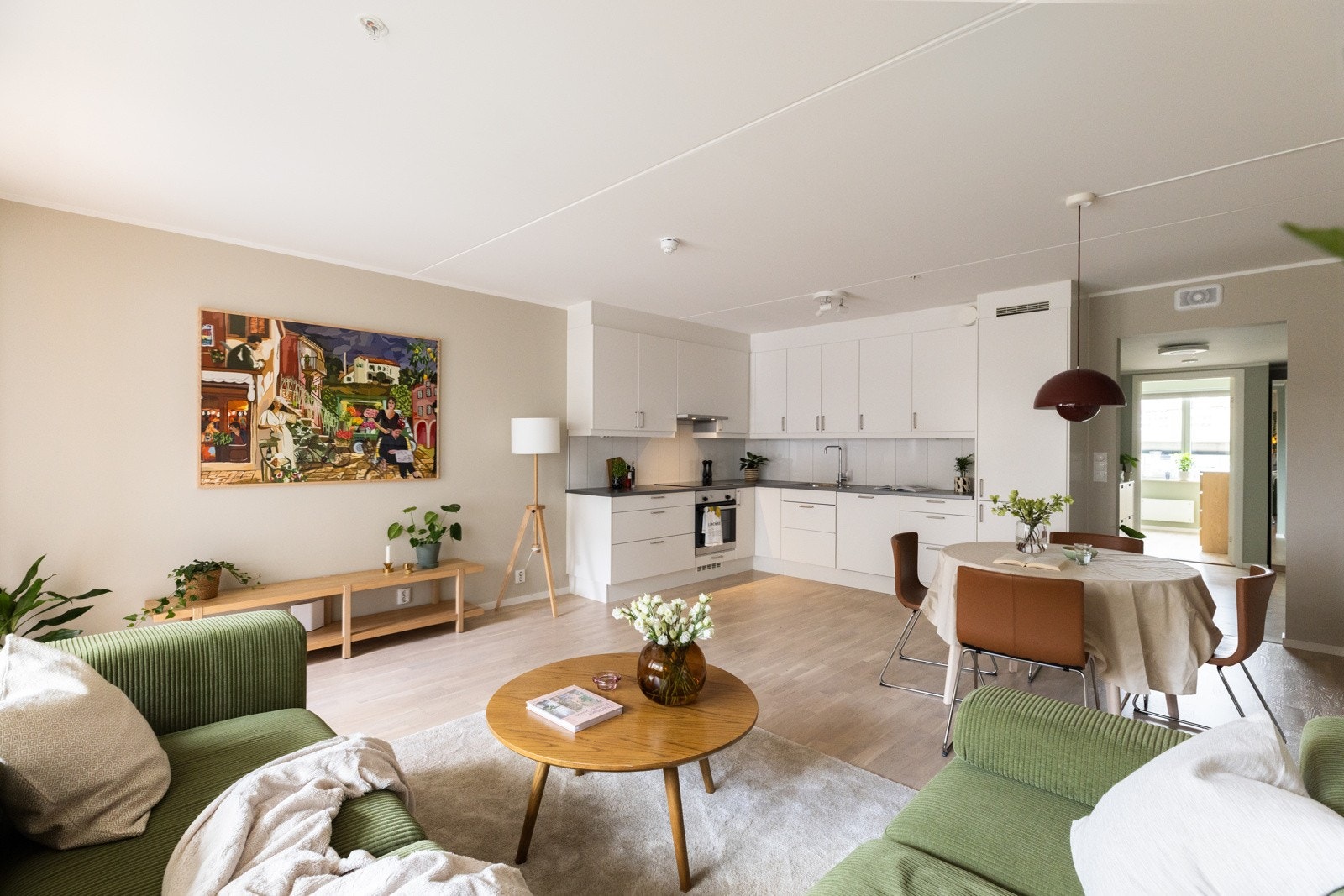 Her kan det enkelt innredes med ulike soner for både egentid og sosialt samvær. Galleribilde