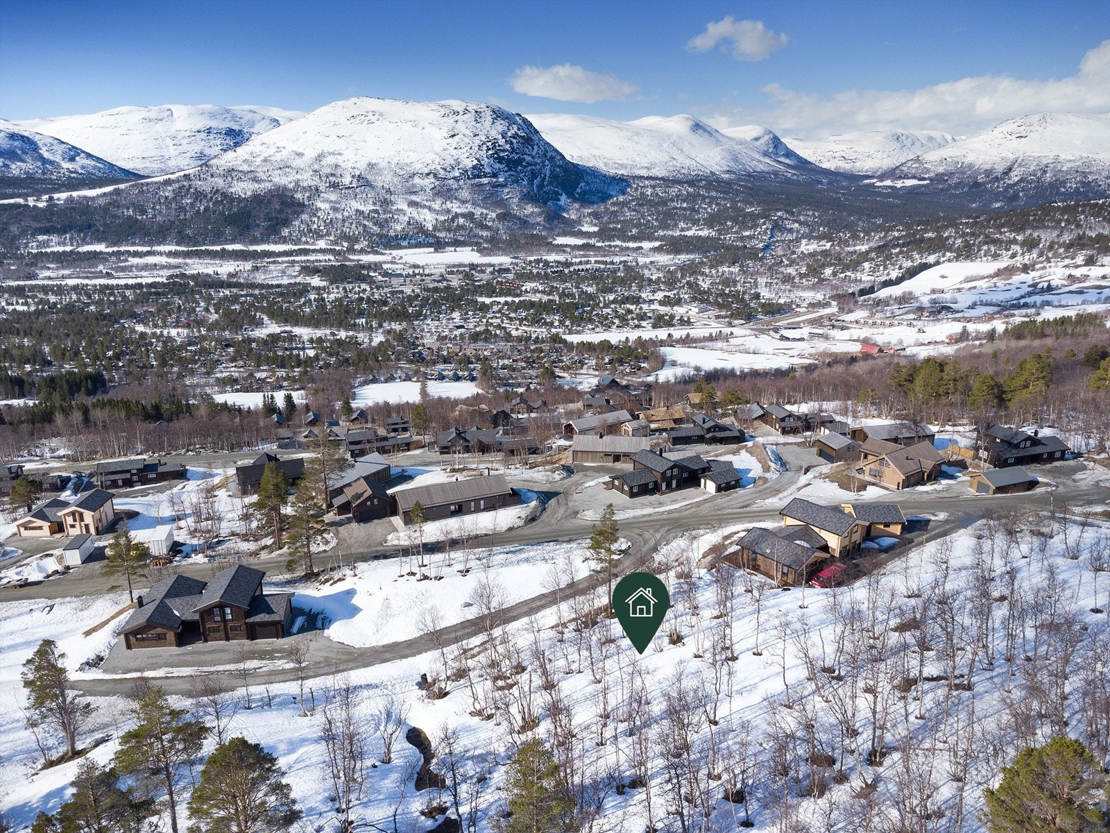 Dronebilde Galleribilde