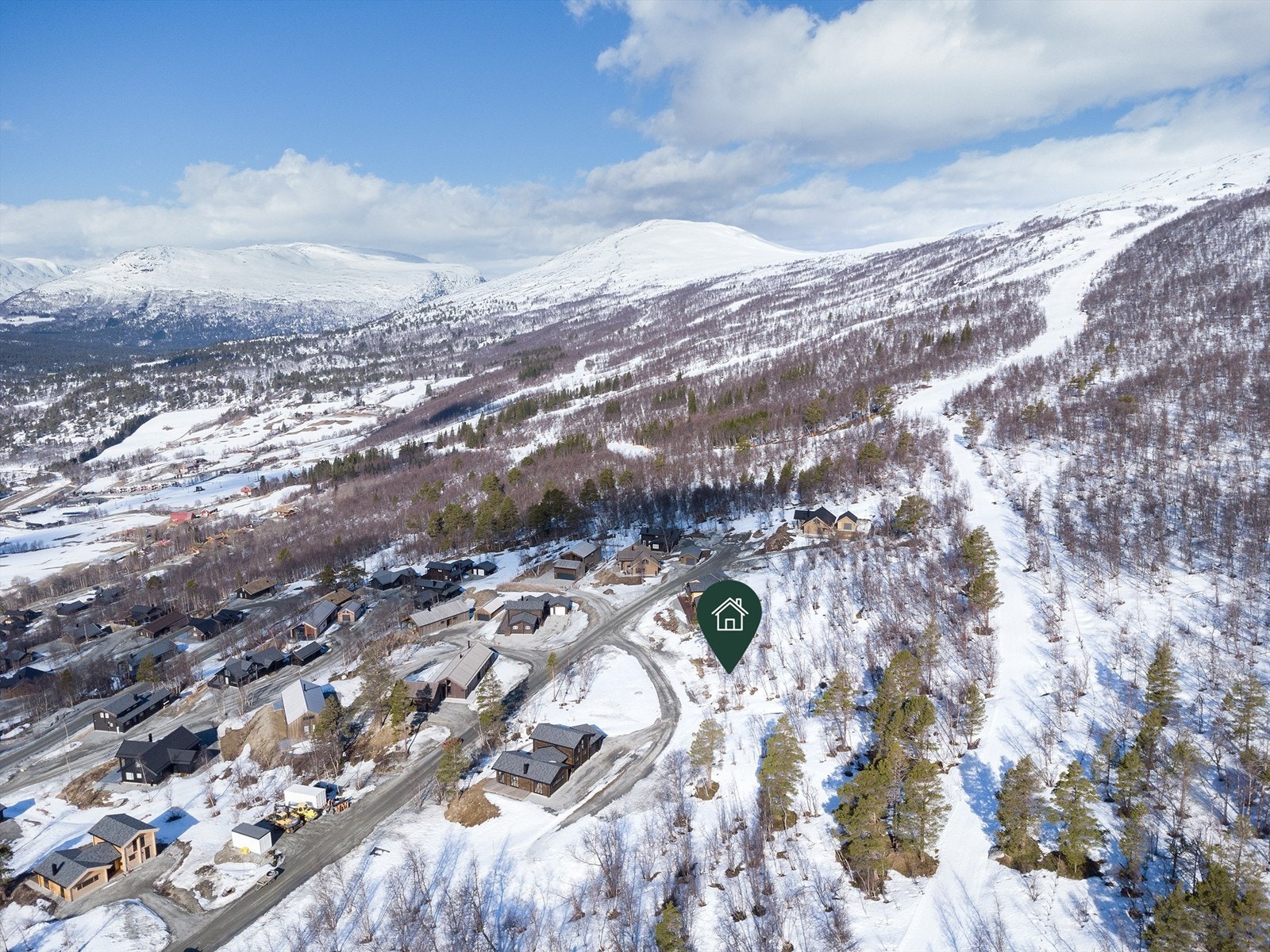 Dronebilde Galleribilde