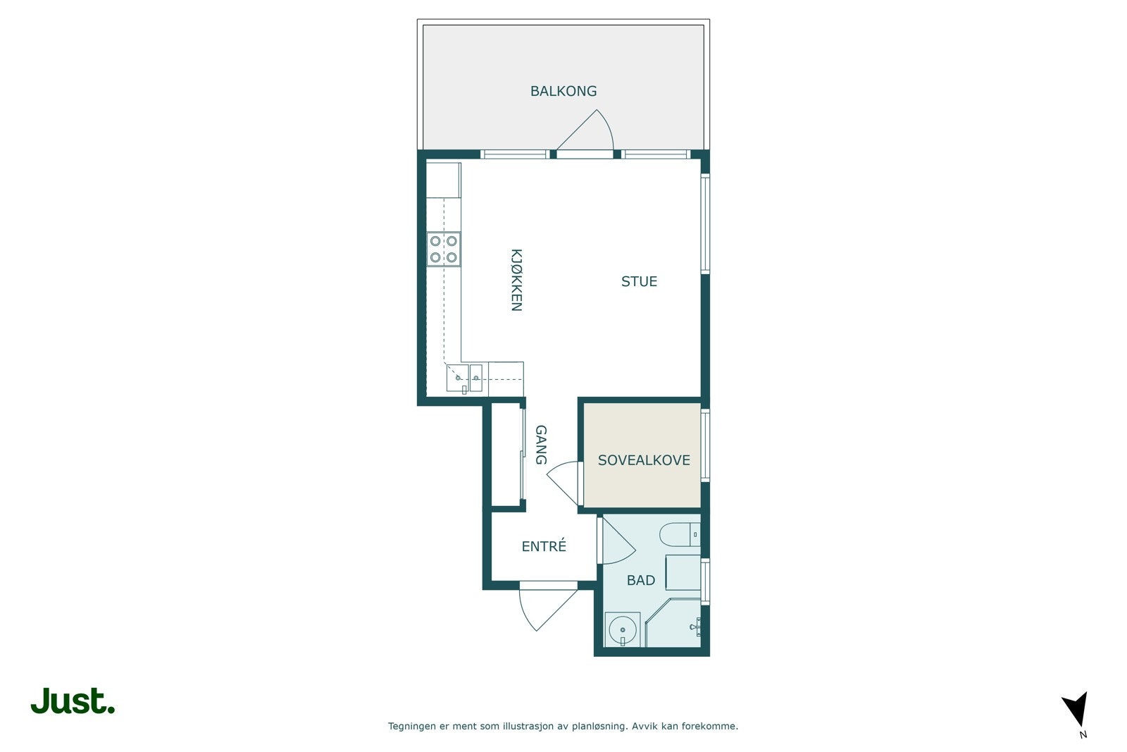 Planskisse Galleribilde