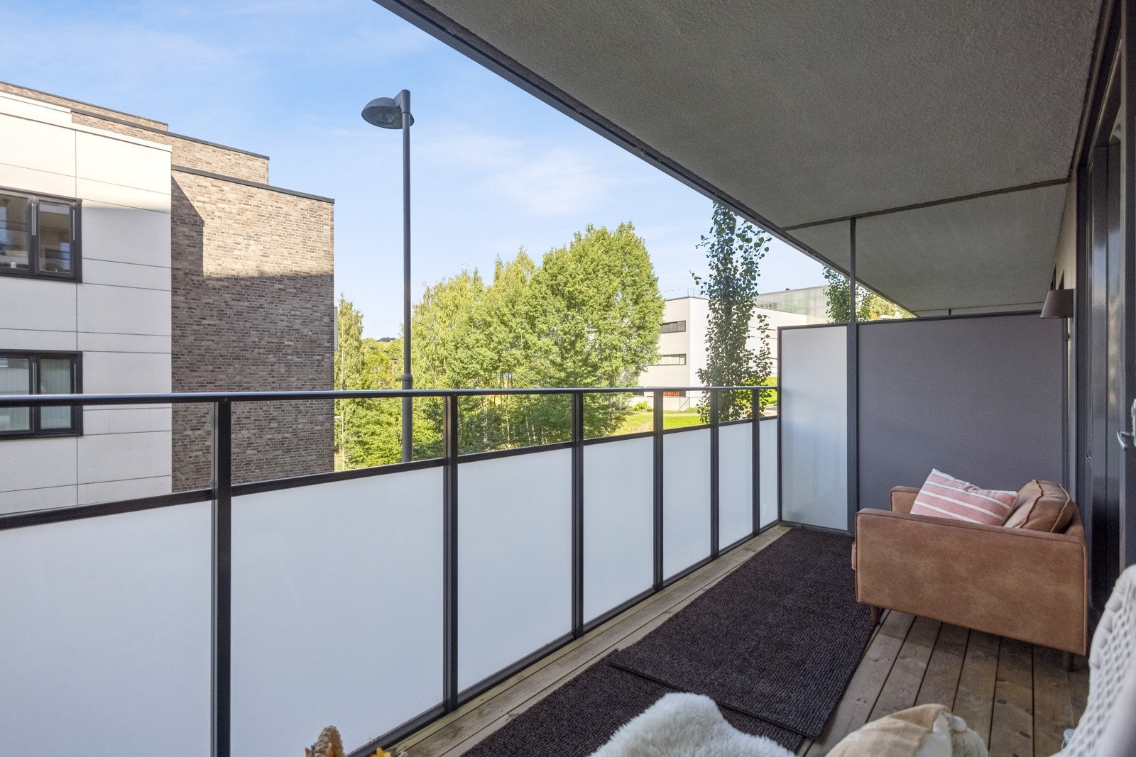 Nord-nordvestvendt balkon på hele 11 kvm! Galleribilde