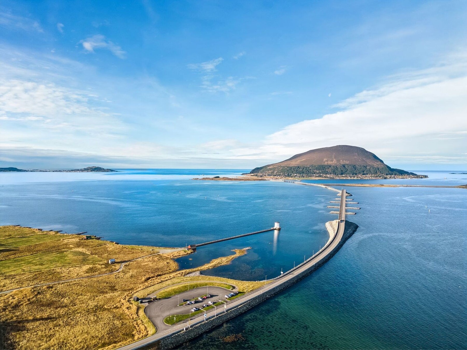 Kort vei til den nye brua over til fastlandet. Galleribilde