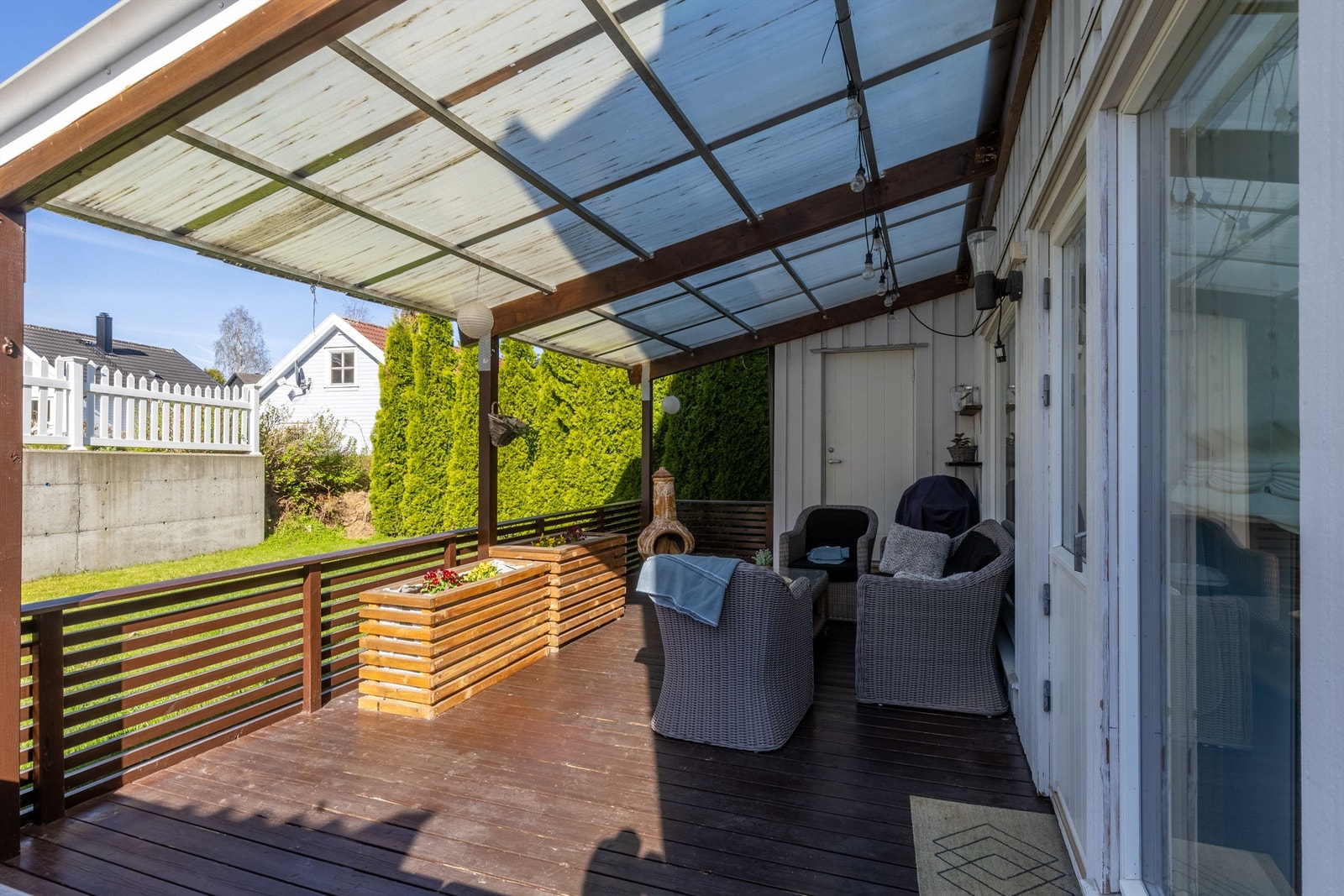 Tilgang til et fullisolert teknisk rom i tilknytning til terrassen Galleribilde