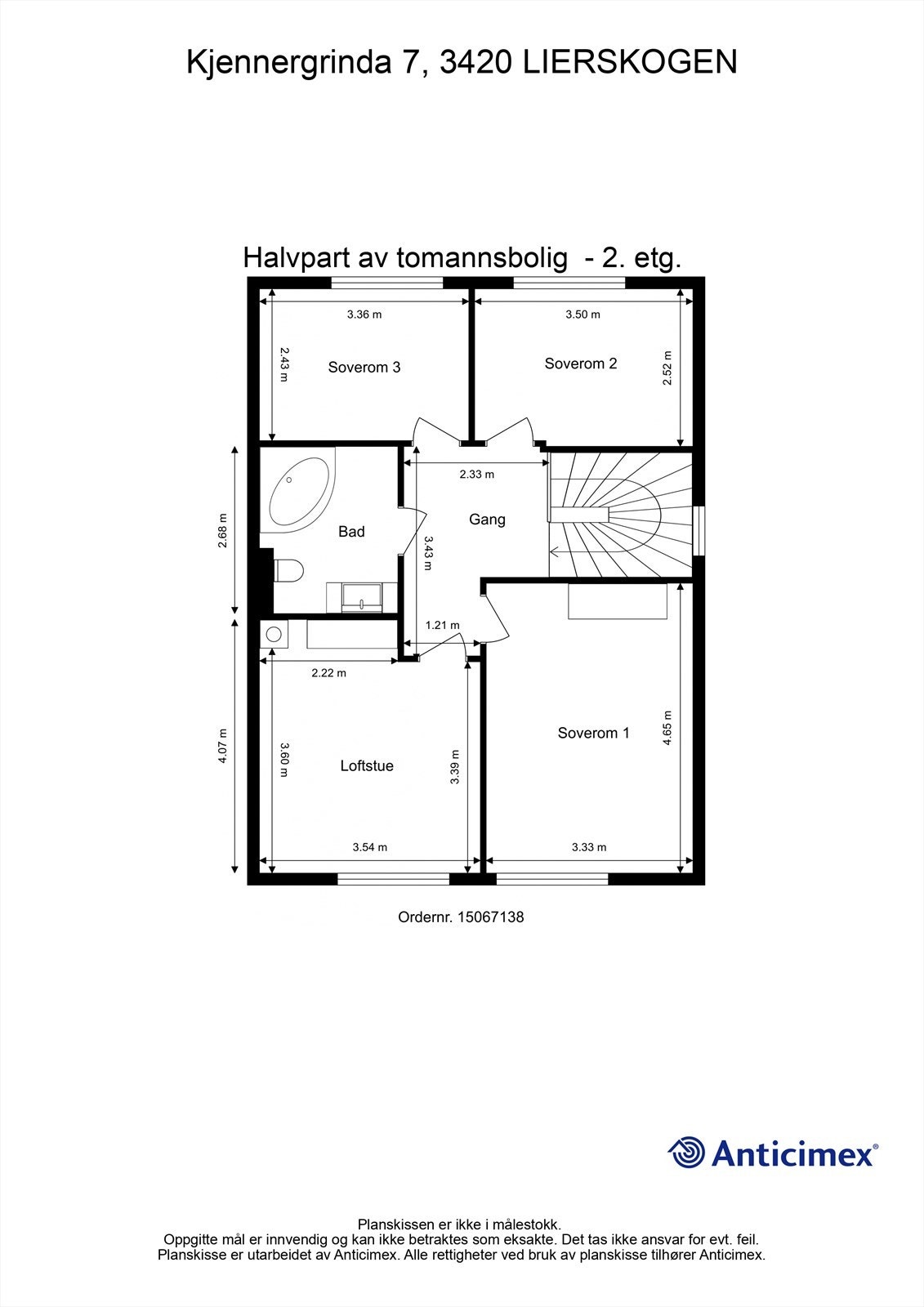 Plantegning - 2. etasje Galleribilde