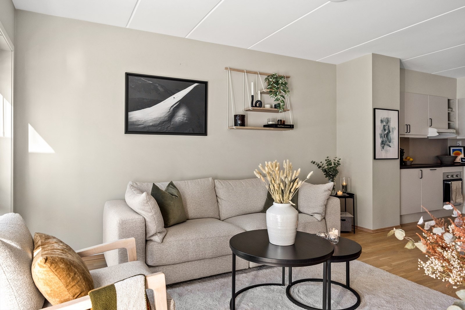 Leiligheten har balansert ventilasjon som sørger for et godt og jevnt inneklima. Galleribilde