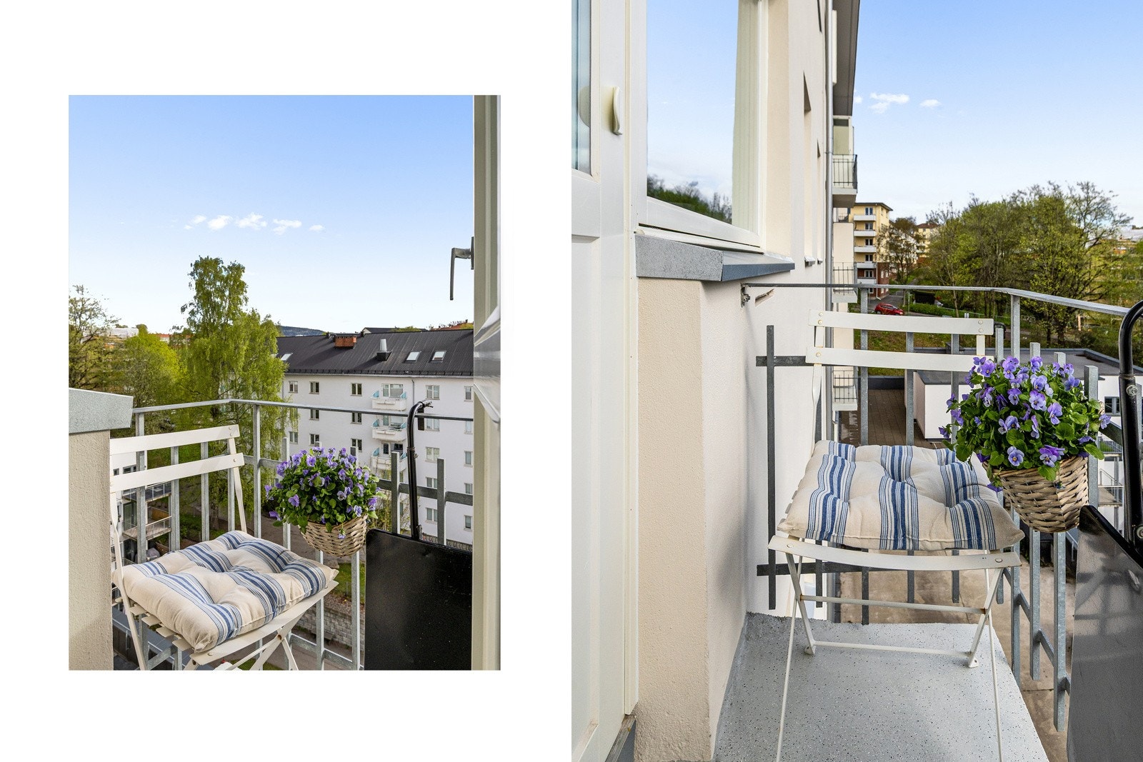 Direkte utgang til en høytliggende luftebalkong - Perfekt for morgenkaffen! Galleribilde