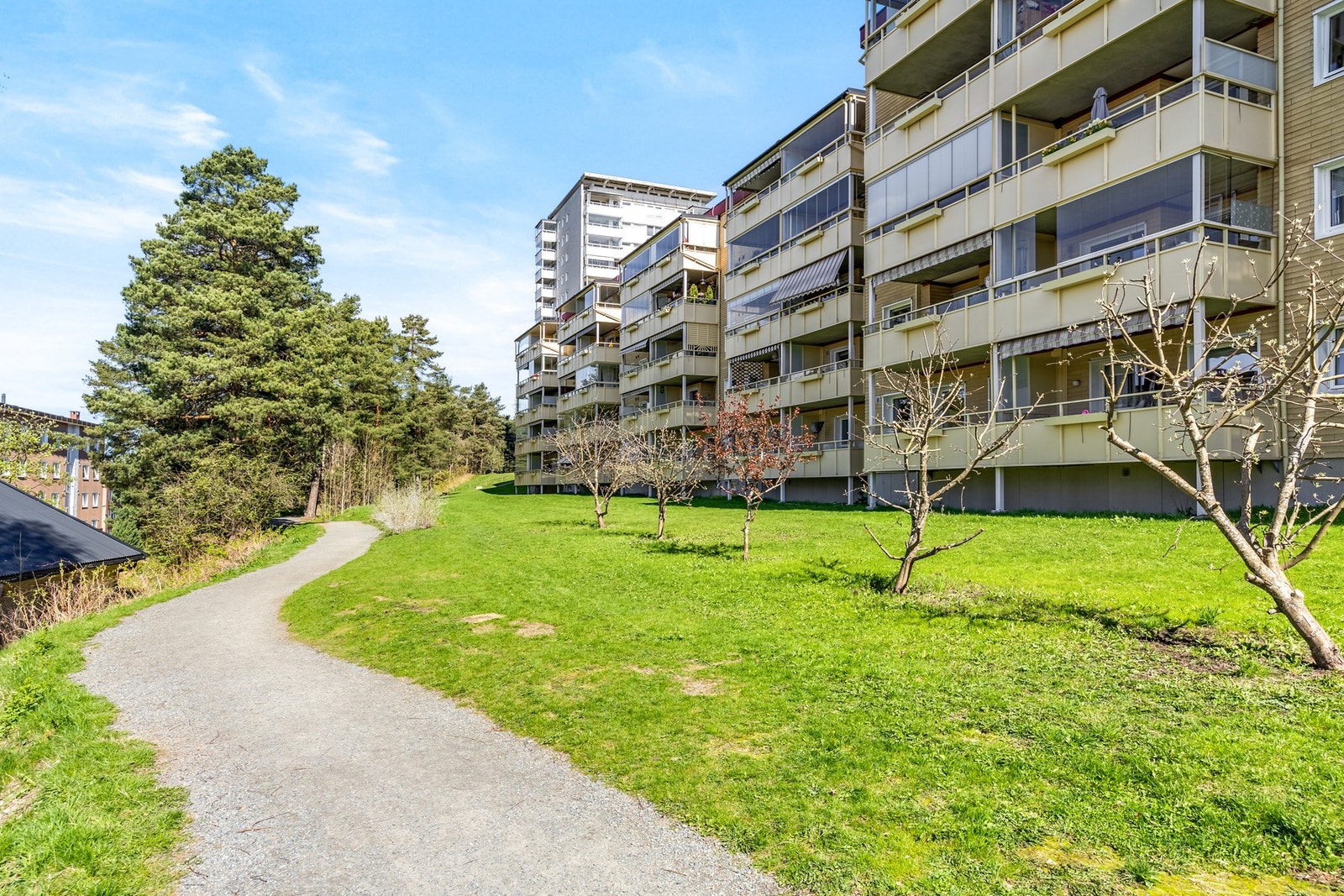 Borettslaget har 165 biloppstillingsplasser med lademulighet. Disse leies ut etter ventelisteprinsippet. Det er også kommunale ladeplasser i Kranveien. Galleribilde