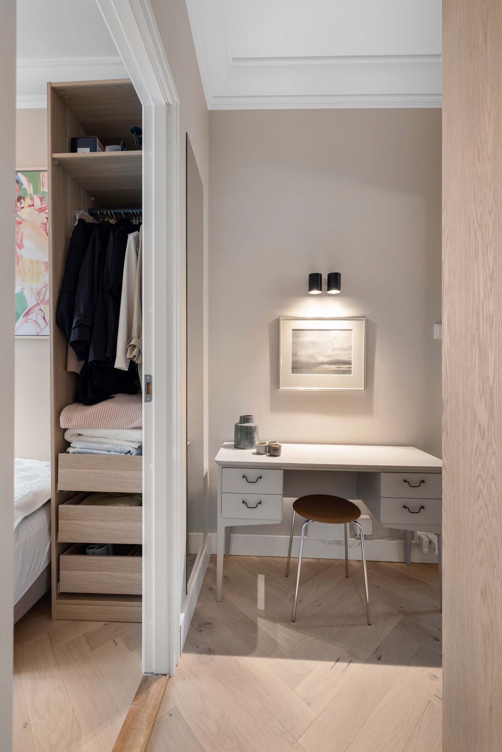 Detalj mellomgang/soverom. Galleribilde