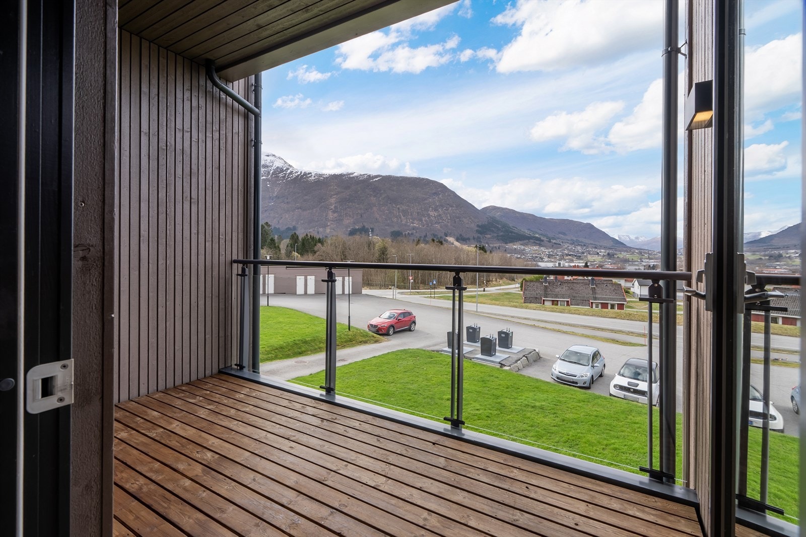 Skjerma og overbygd veranda Galleribilde