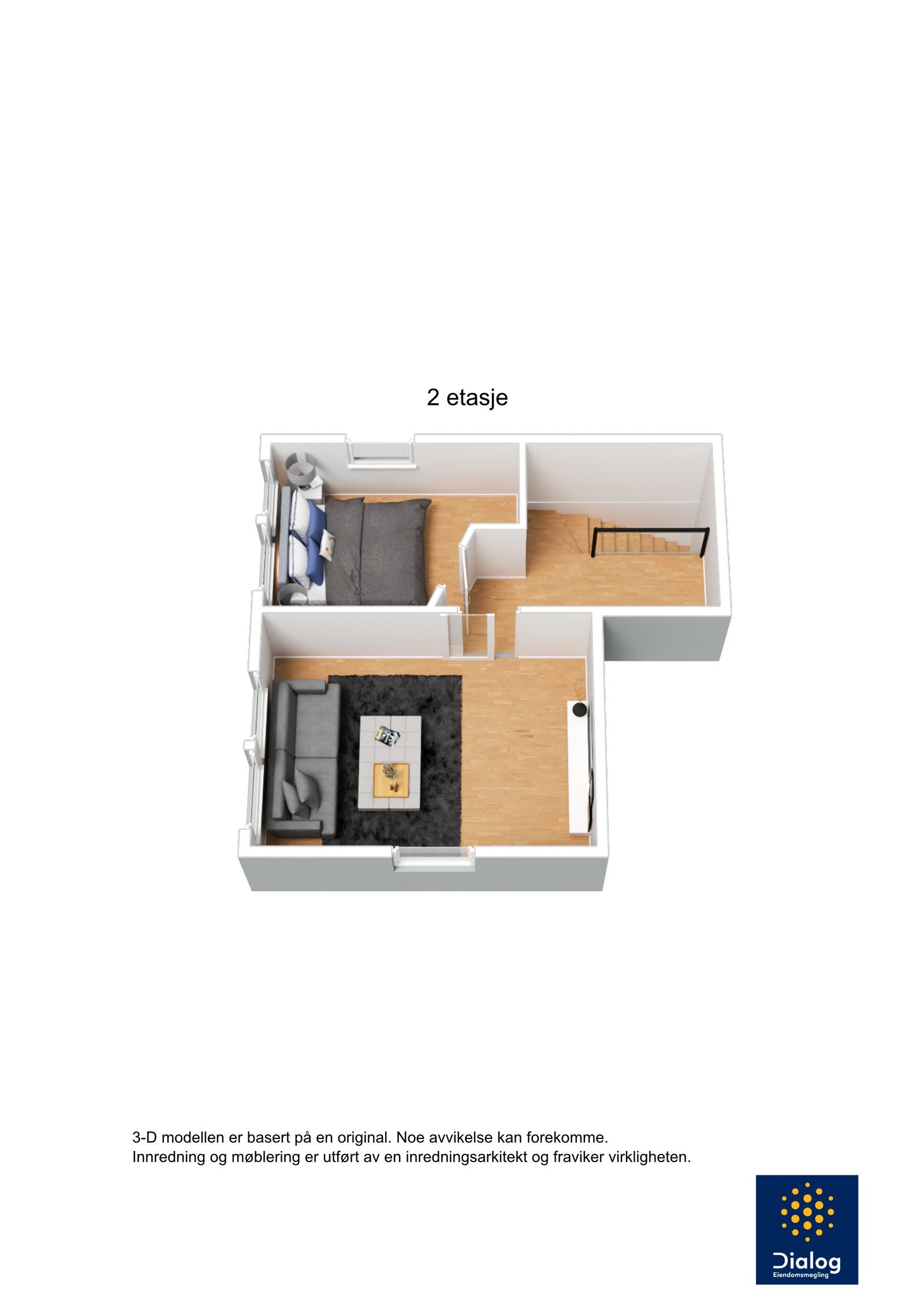 Plantegning 2. etasje Galleribilde