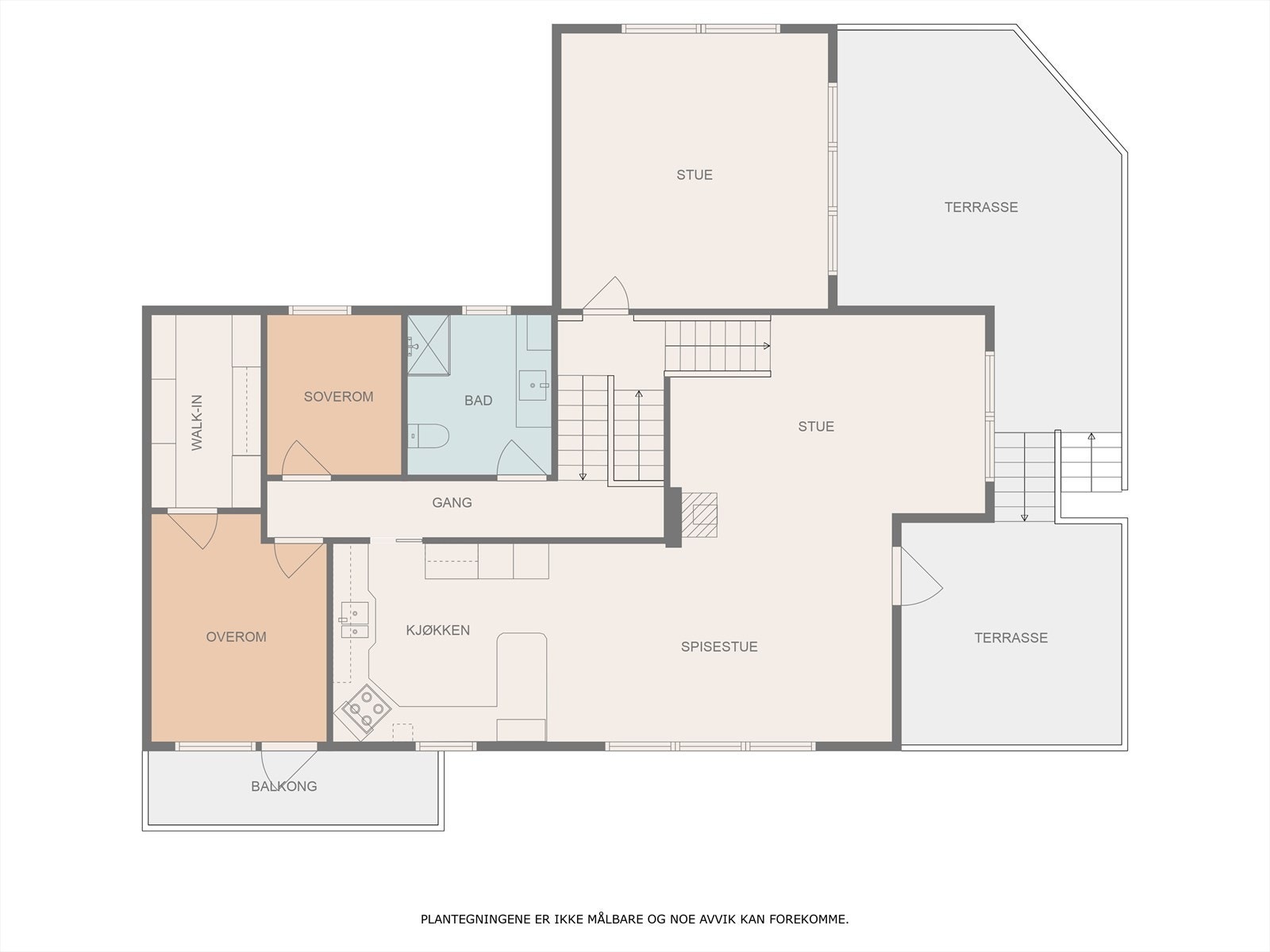 Plantegning 1. etasje. Galleribilde