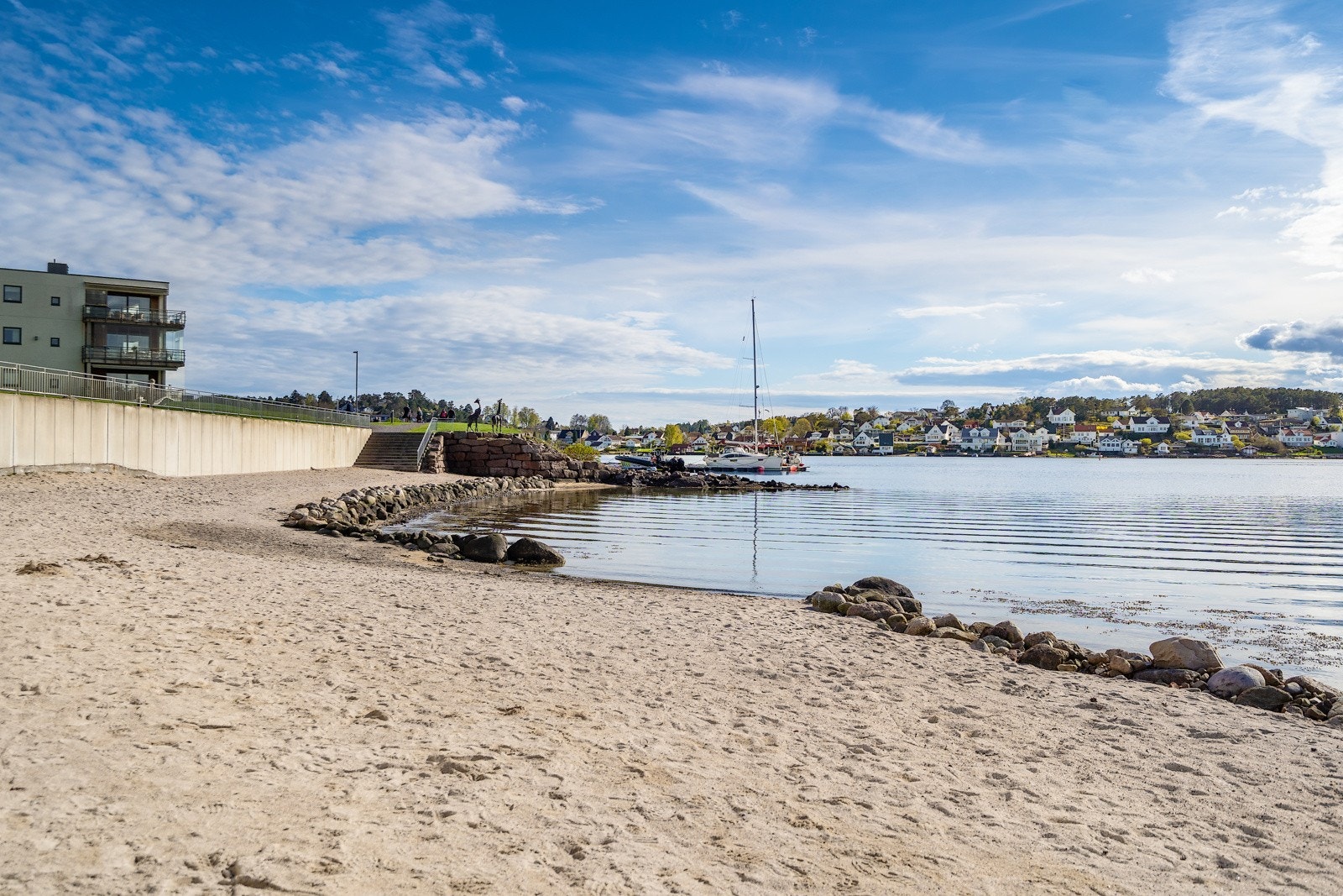 Vestvendt strand Galleribilde