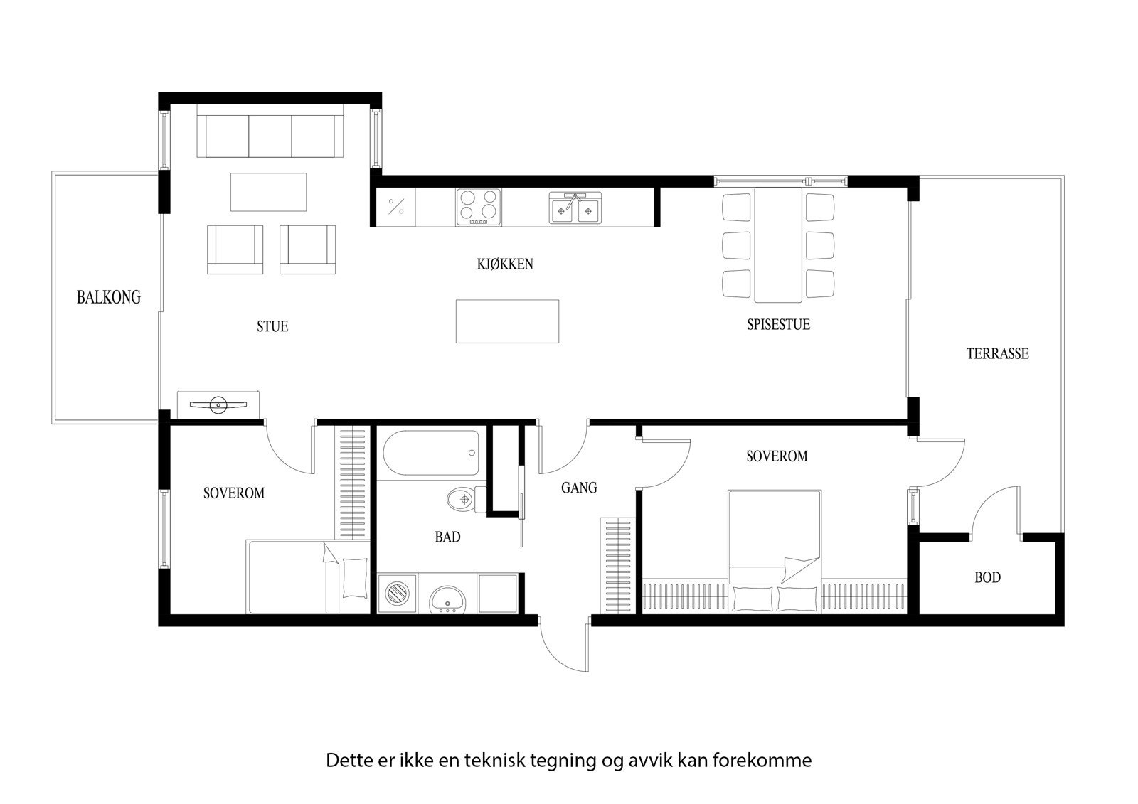 Plantegning Galleribilde