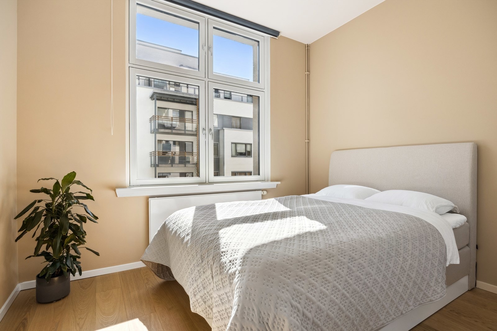 Soverommet er av god størrelse og fremstår som delikat med et tidsriktig fargevalg. Galleribilde