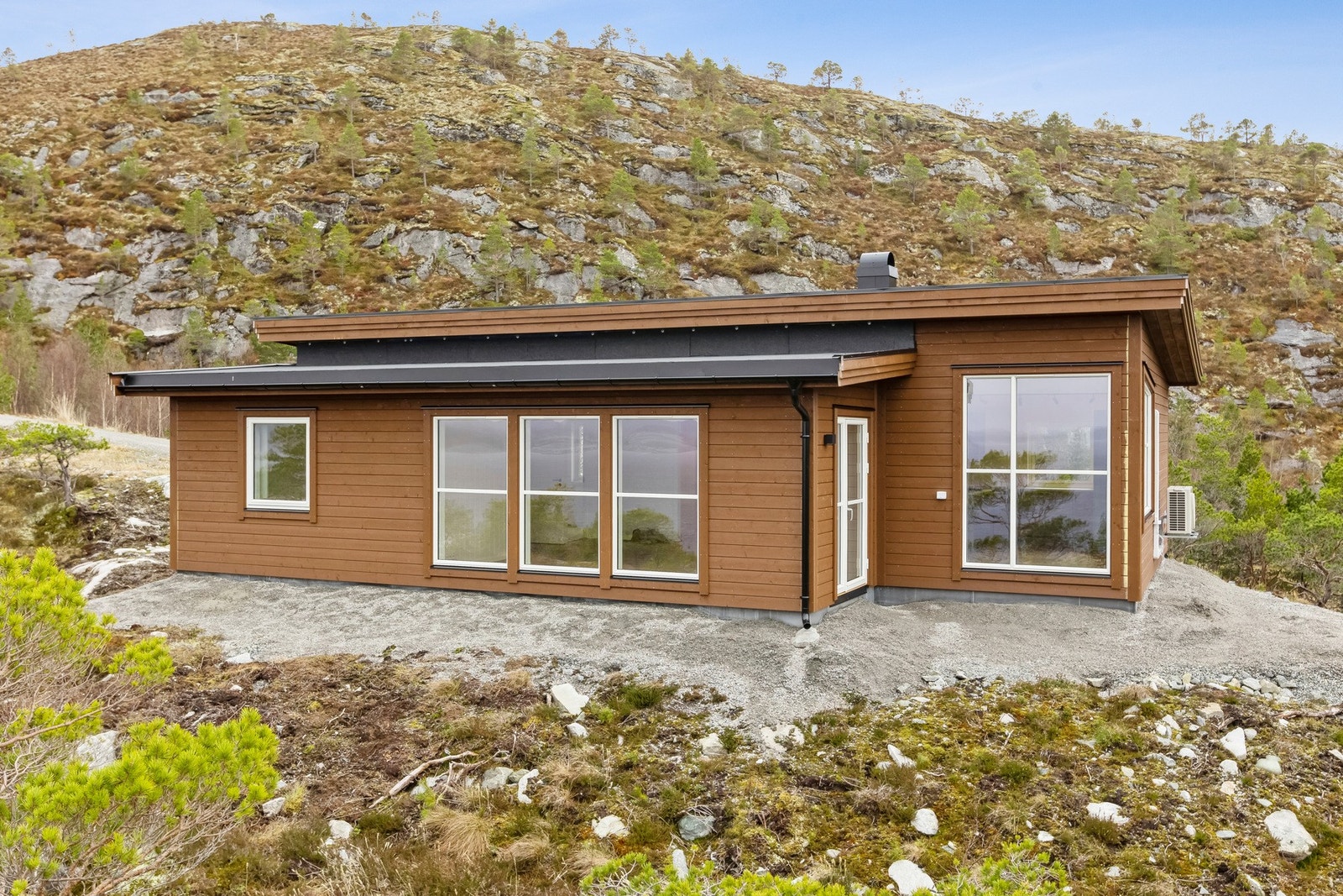 Hytten ligger veldig fint til! Galleribilde