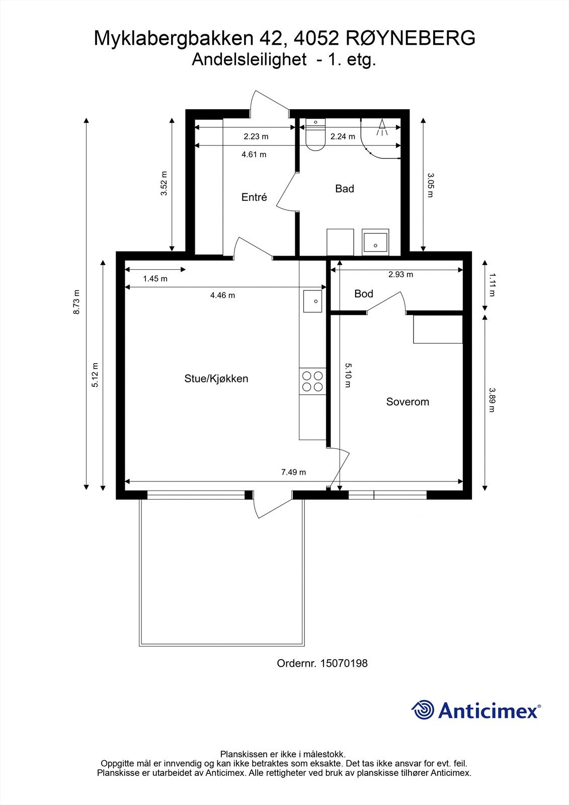 Plantegning Galleribilde