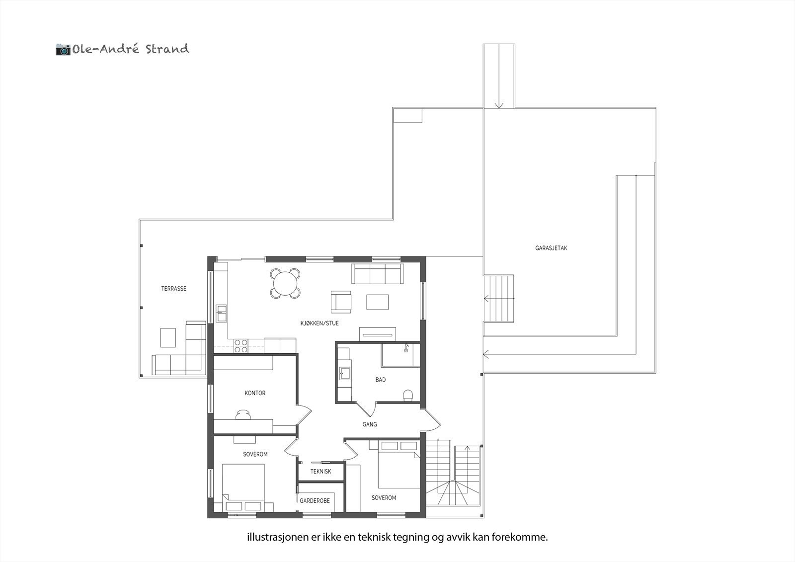 Plantegning Galleribilde