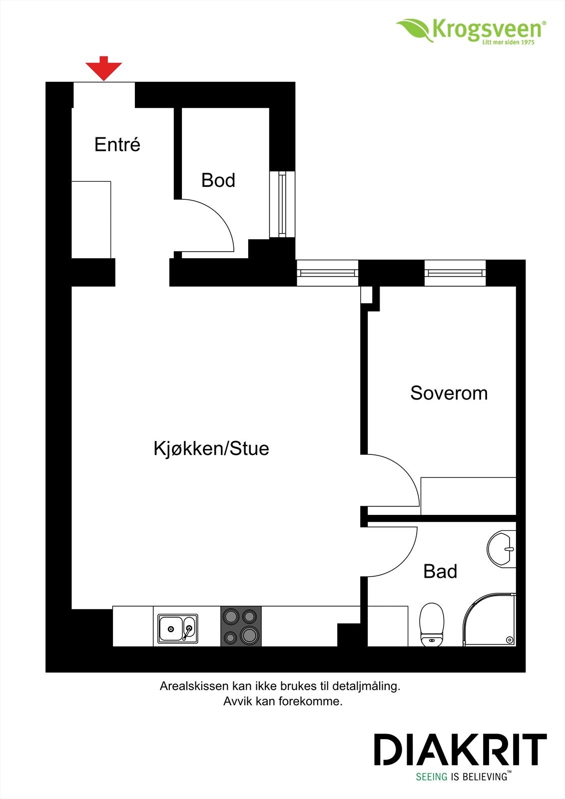 Plantegning Galleribilde