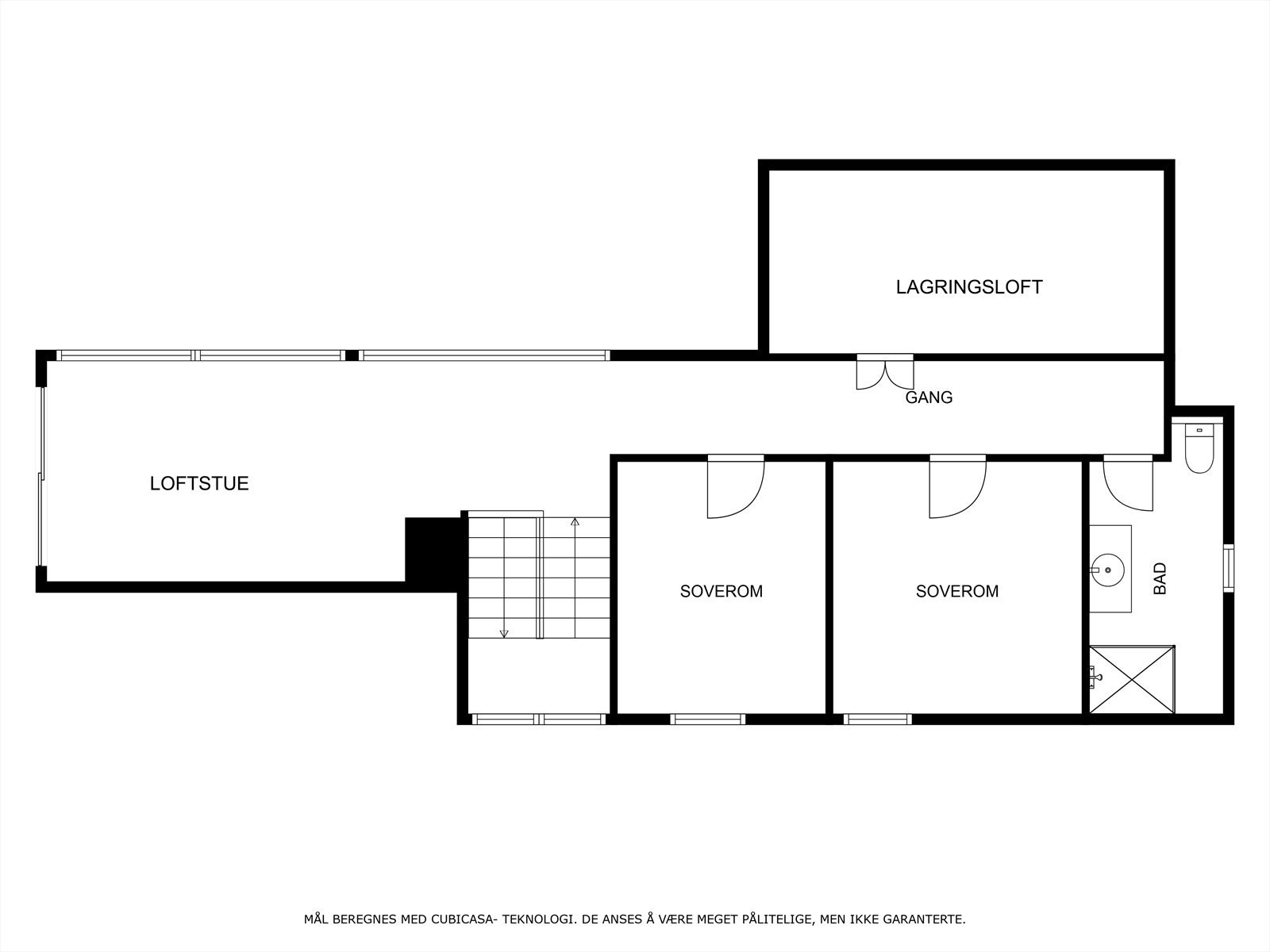 Plantegning 2. etasje. Galleribilde