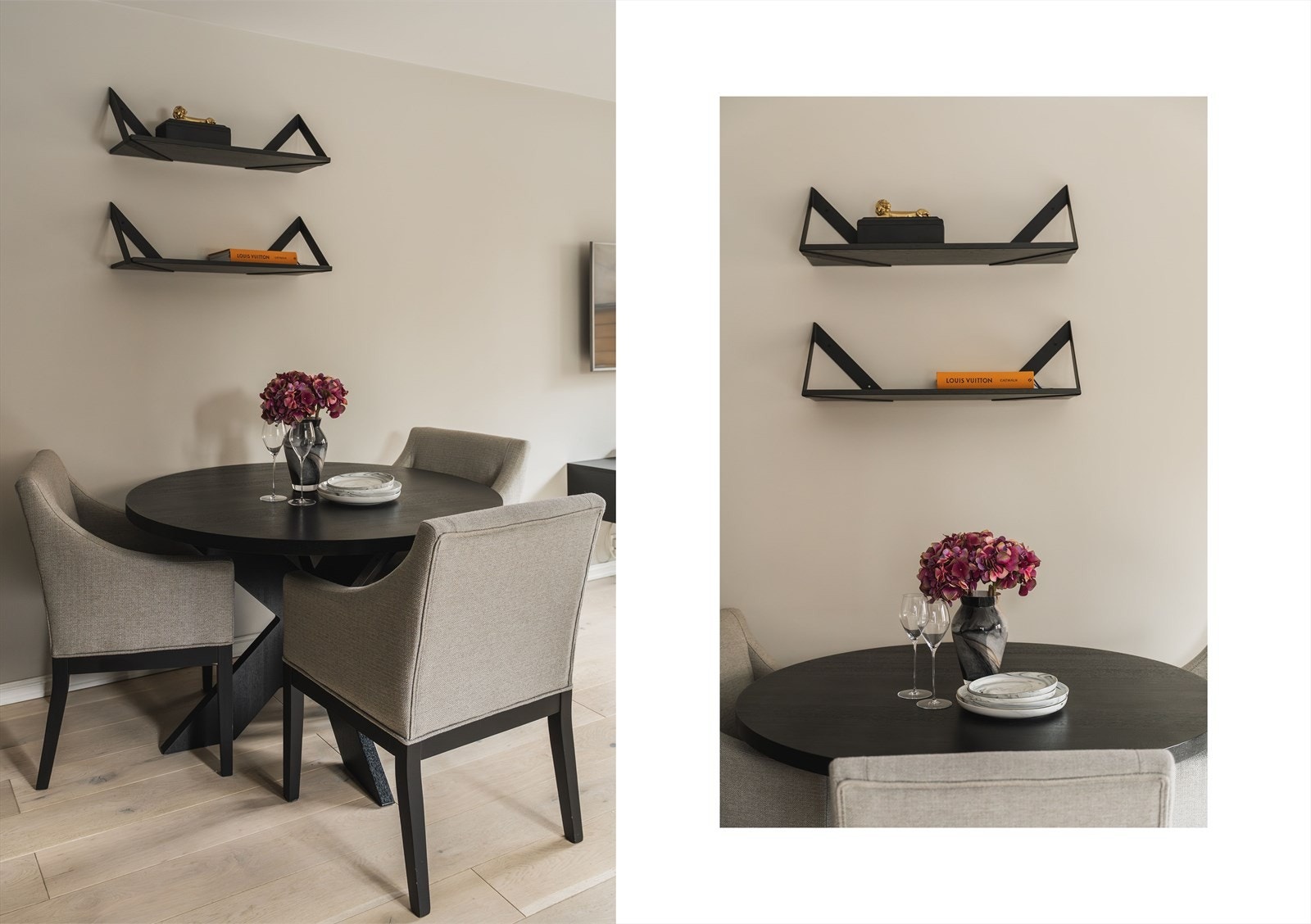 God plass til stort spisebord. Galleribilde