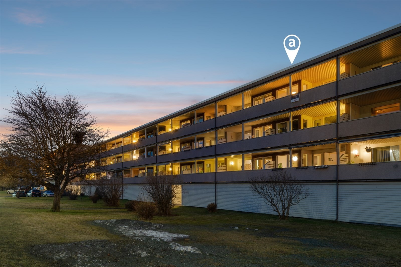 Leiligheten ligger i 3. etasje. Galleribilde