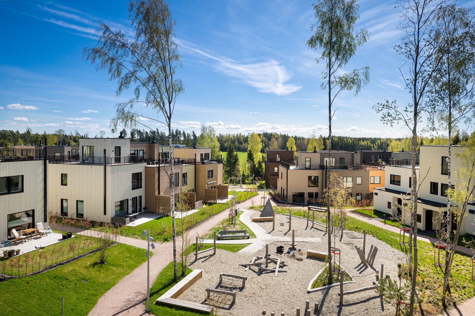 Utsikt fra takterrassen. Galleribilde