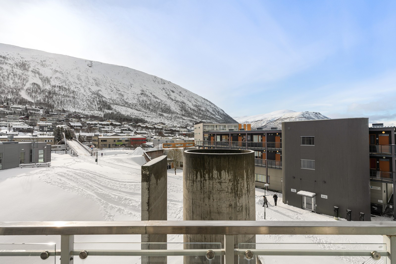 Utsikt mot Tromsdalen hvor du har særdeles flotte turområder!