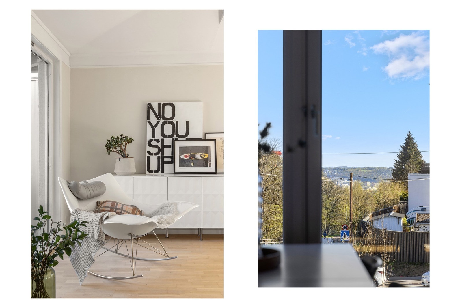 Selgerne kommer til å savne utsikten over til Ekeberg (du kan se pariserhjulet når det er tivoli, fyrverkeri i
massevis, stemningsfullt lys og solnedgang) og reven som krysser gaten på fotgjengerovergangen. Galleribilde