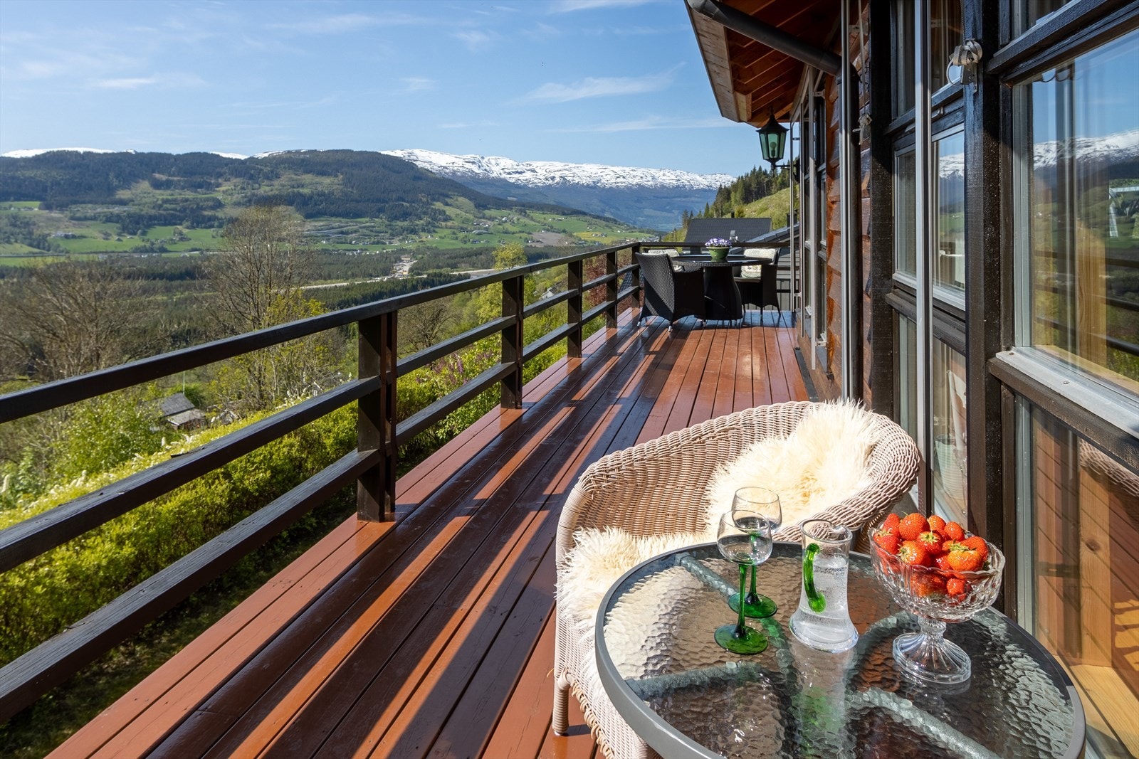 Altanen kan innredes med flere soner. Galleribilde